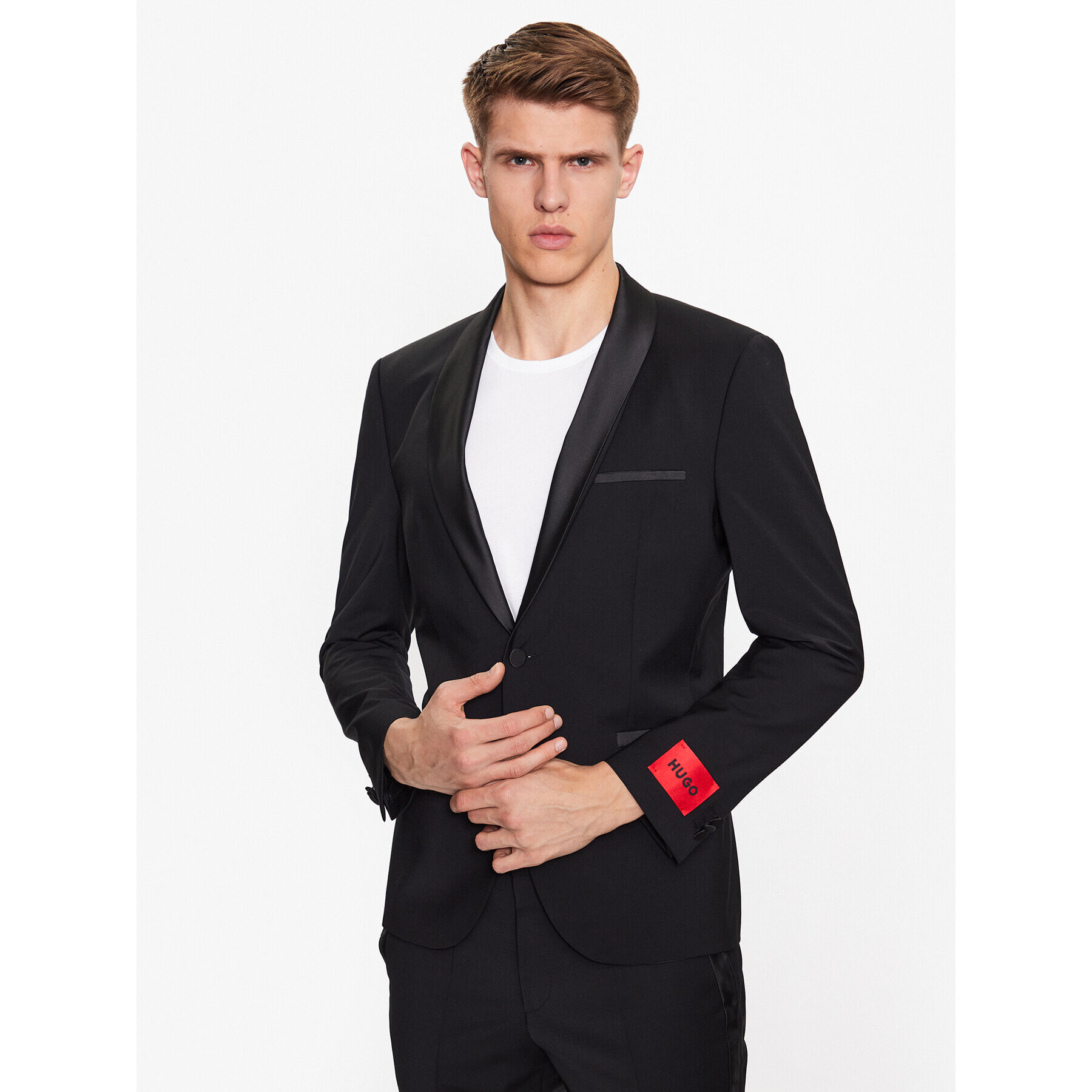 Hugo Сако 50476333 Черен Extra Slim Fit - Pepit.bg