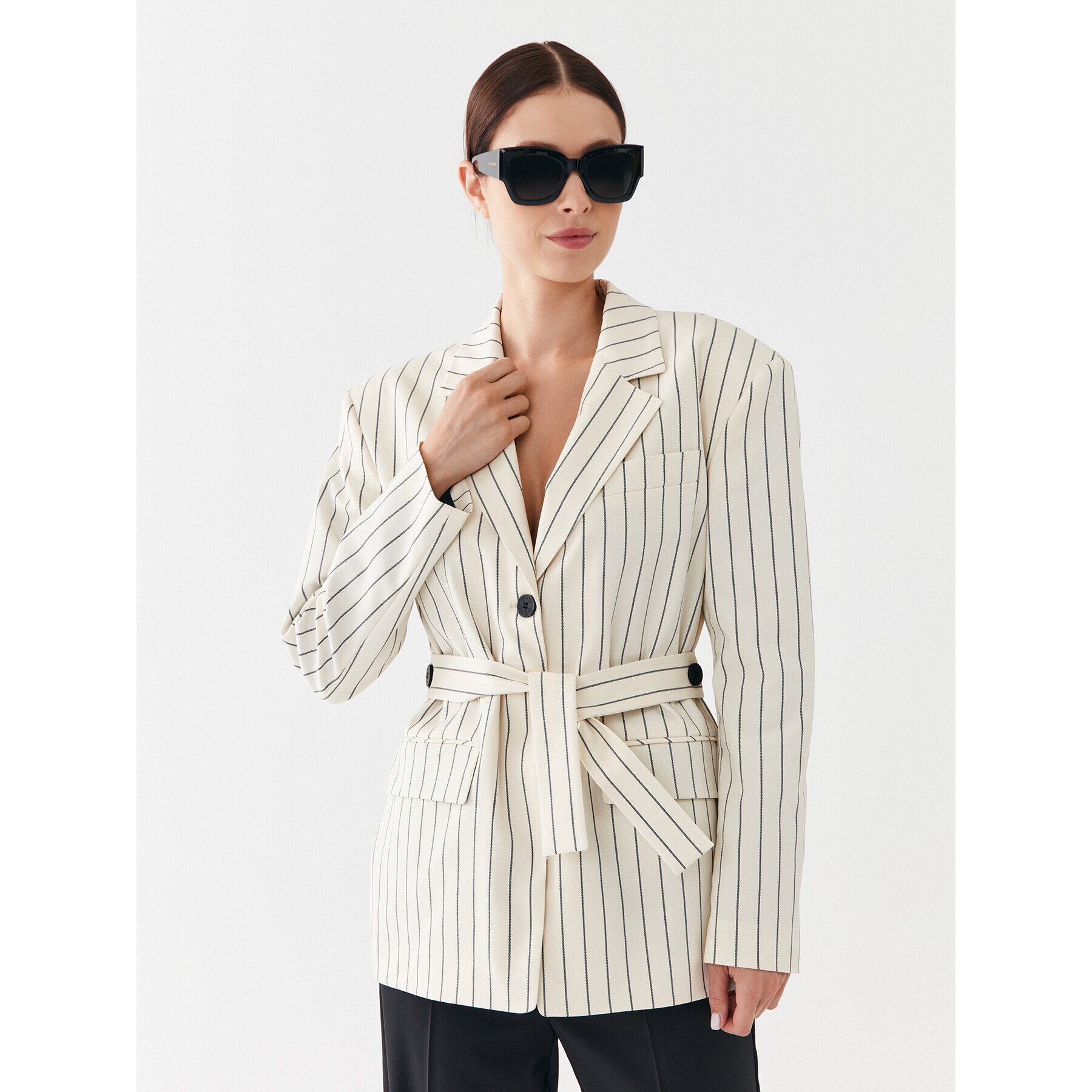 Hugo Сако Aeva 50494497 Бежов Relaxed Fit - Pepit.bg