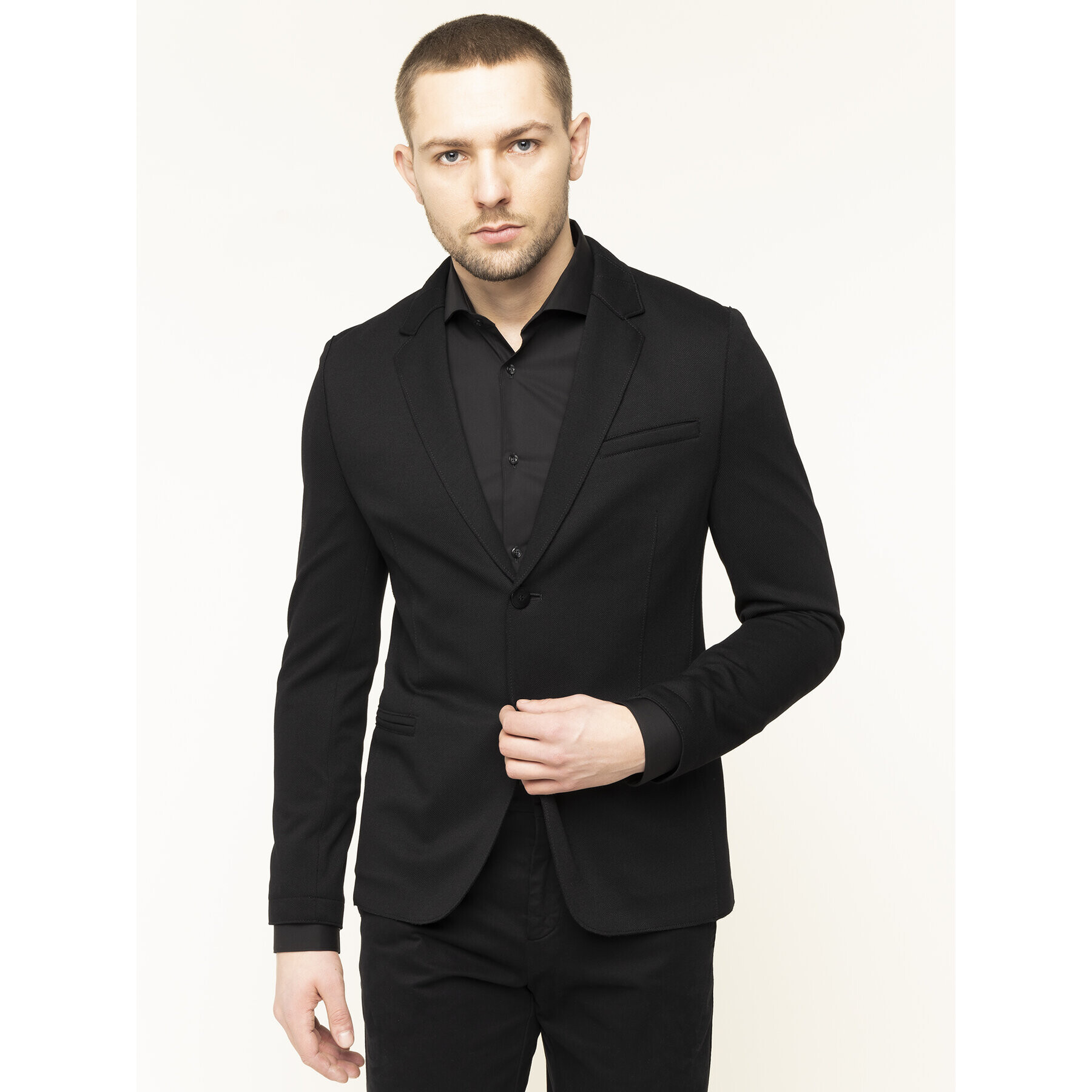 Hugo Сако Alamo201J1 50422468 Черен Regular Fit - Pepit.bg