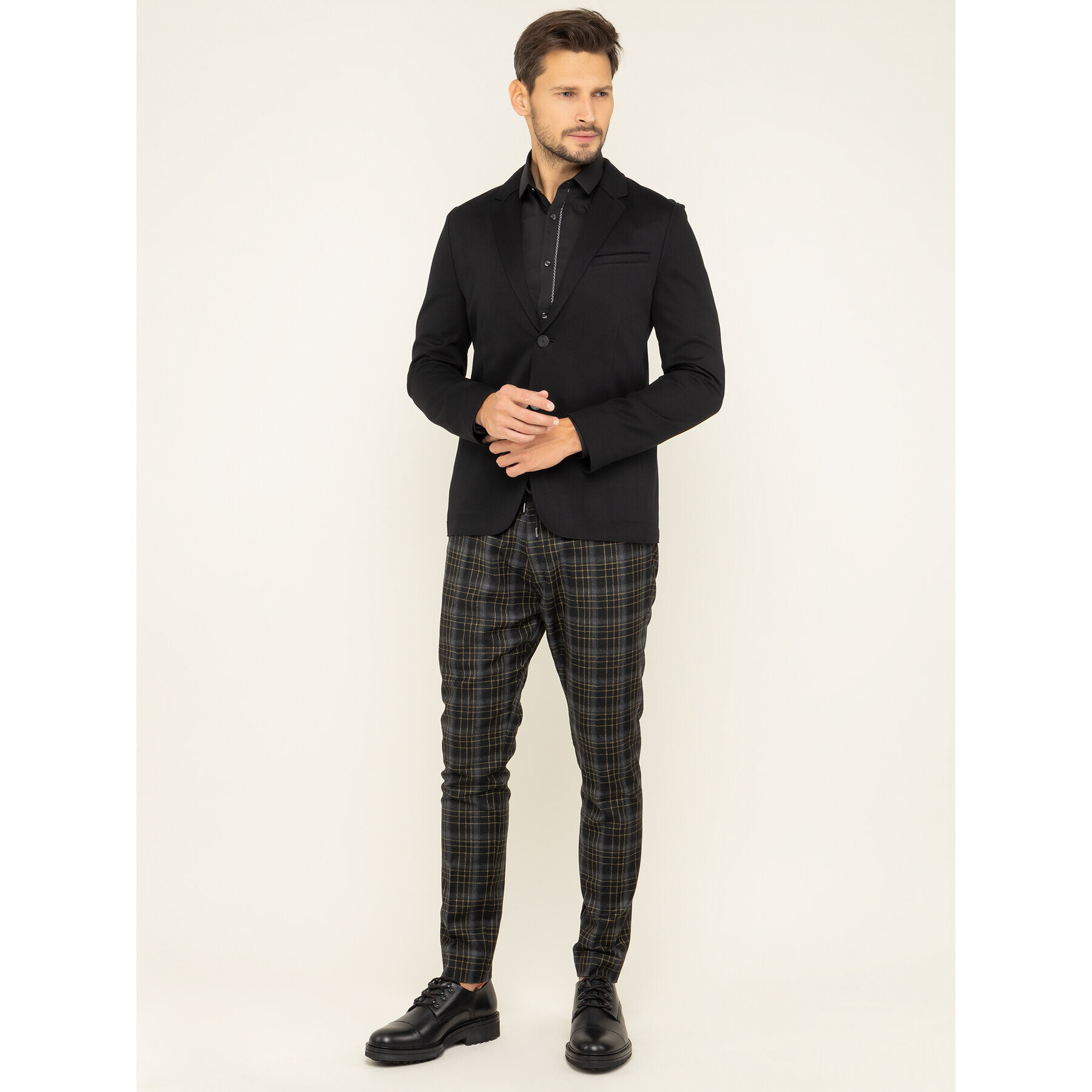 Hugo Сако Alamo201J1 50422468 Черен Regular Fit - Pepit.bg