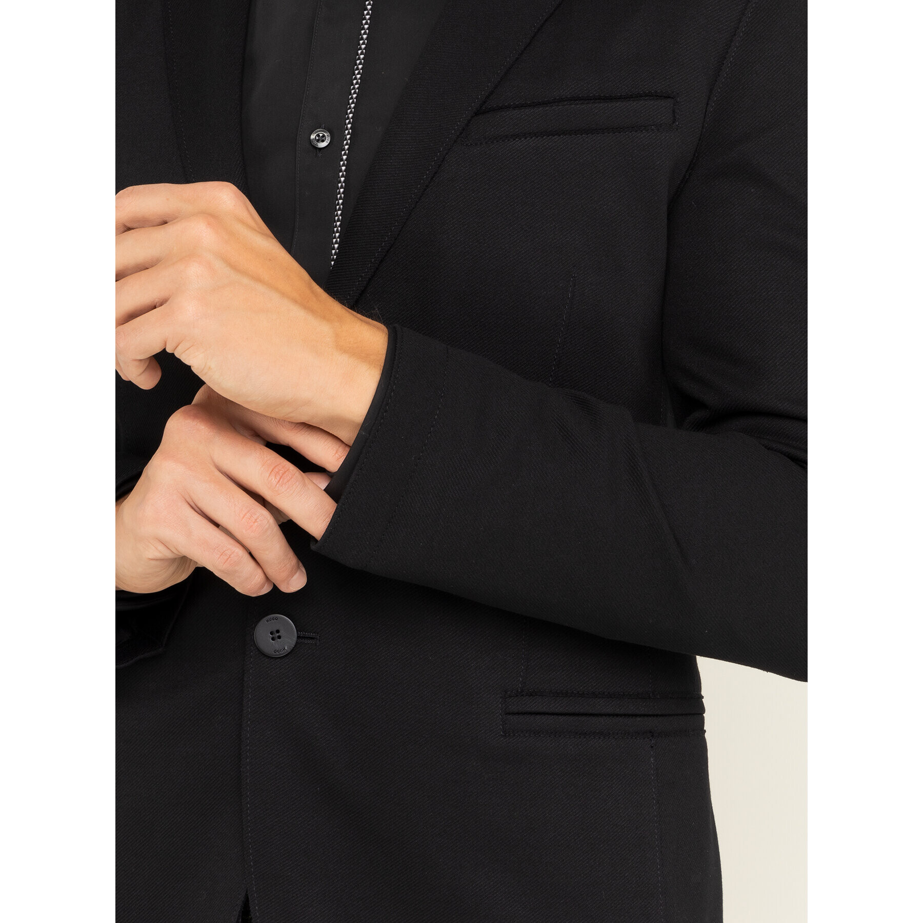 Hugo Сако Alamo201J1 50422468 Черен Regular Fit - Pepit.bg