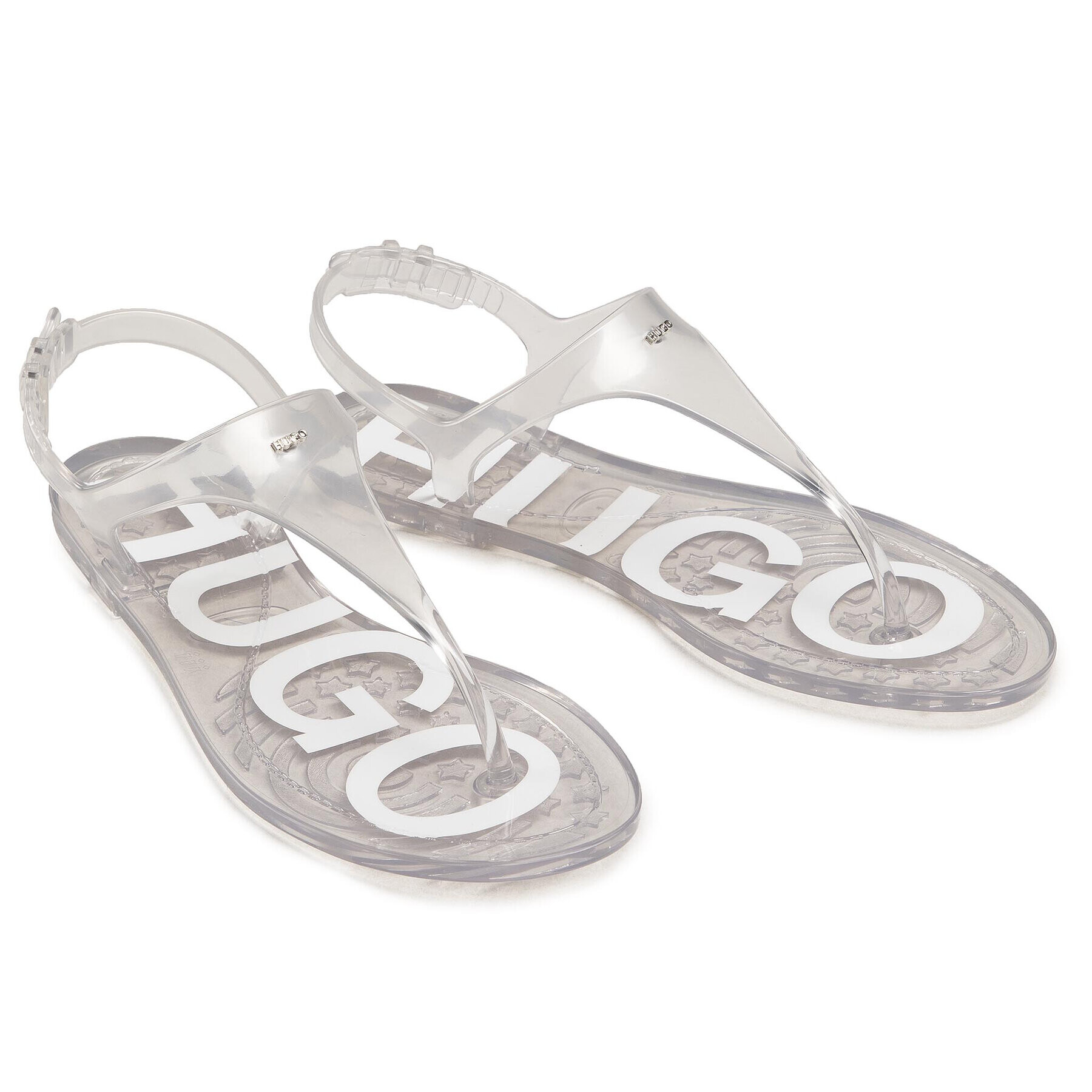 Hugo Сандали Emma Flat Sandal 50456154 10226118 01 Бял - Pepit.bg