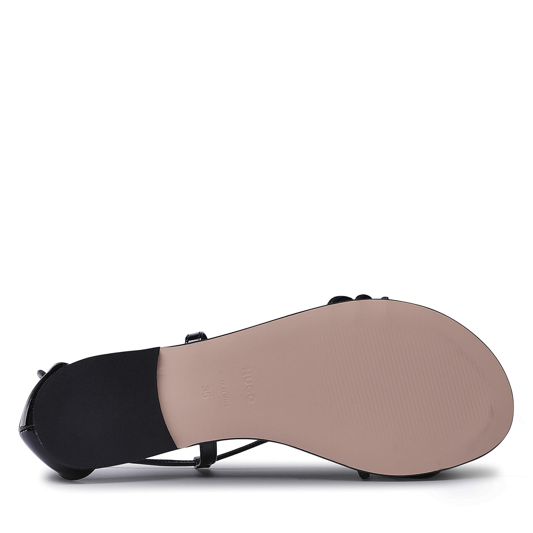 Hugo Сандали Grace Mignon Flat S-C 50475372 10239116 01 Черен - Pepit.bg