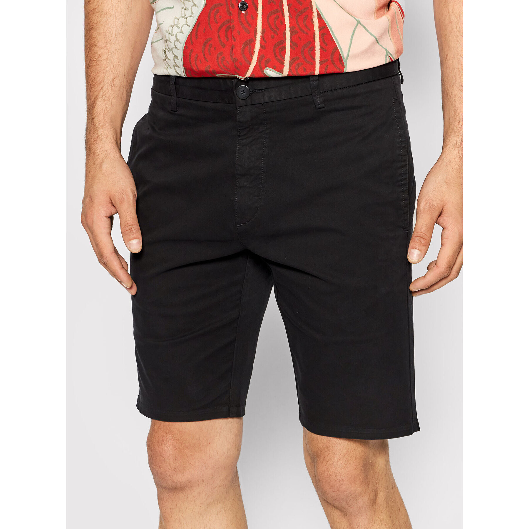 Hugo Шорти от плат David212Sd 50449556 Черен Regular Fit - Pepit.bg