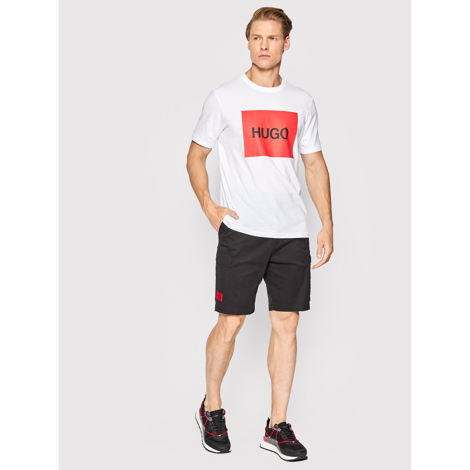 Hugo Шорти от плат Johny222W 50466226 Черен Regular Fit - Pepit.bg