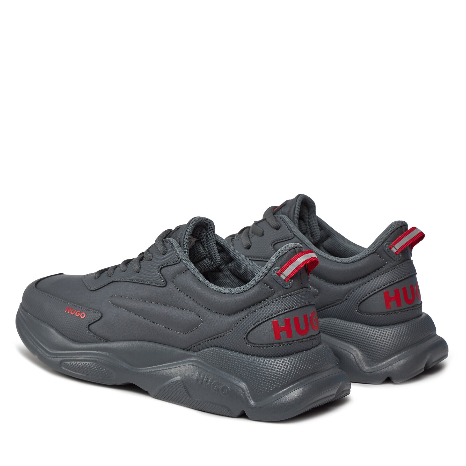 Hugo Сникърси Leon Runn 50504799 Сив - Pepit.bg