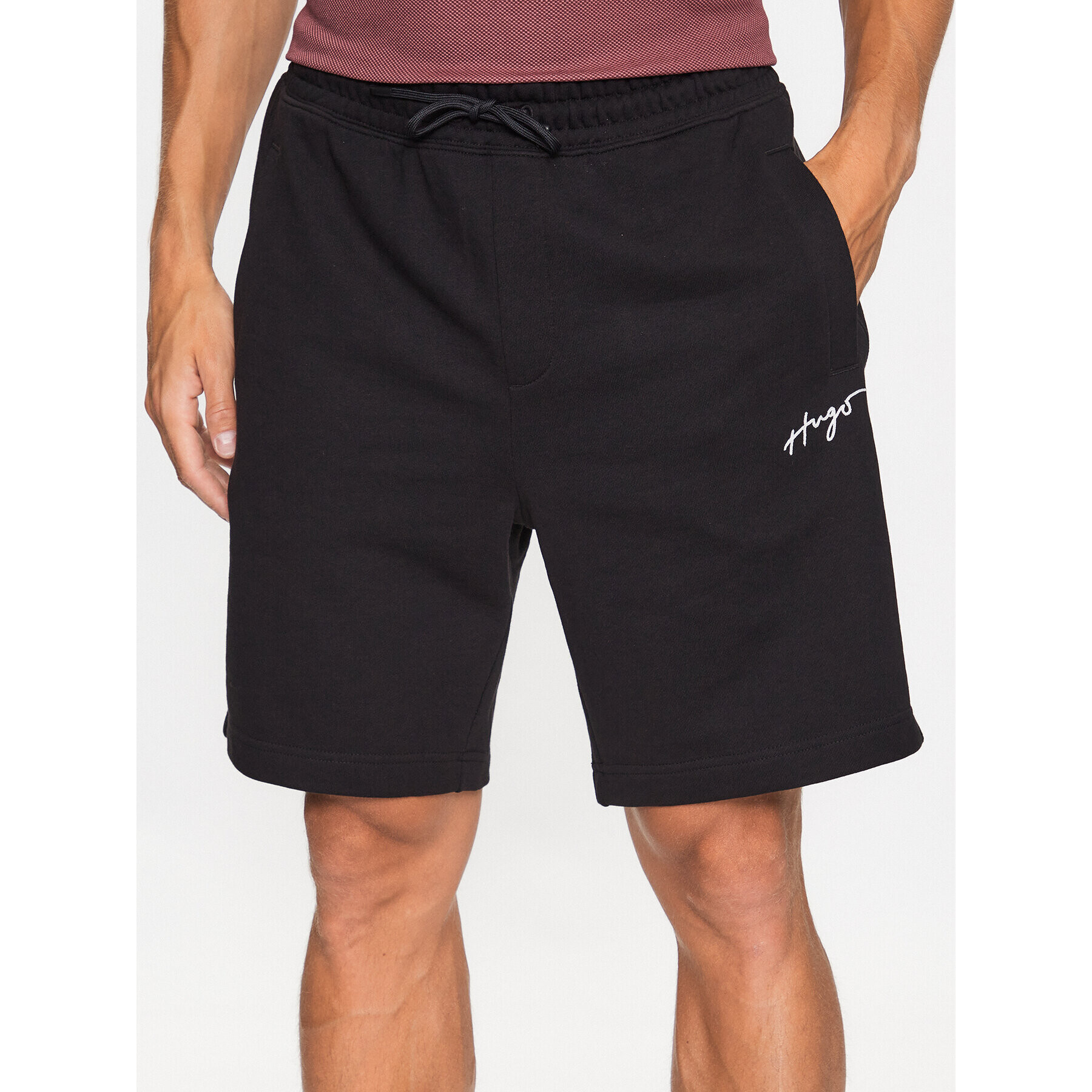 Hugo Спортни шорти 50486438 Черен Relaxed Fit - Pepit.bg