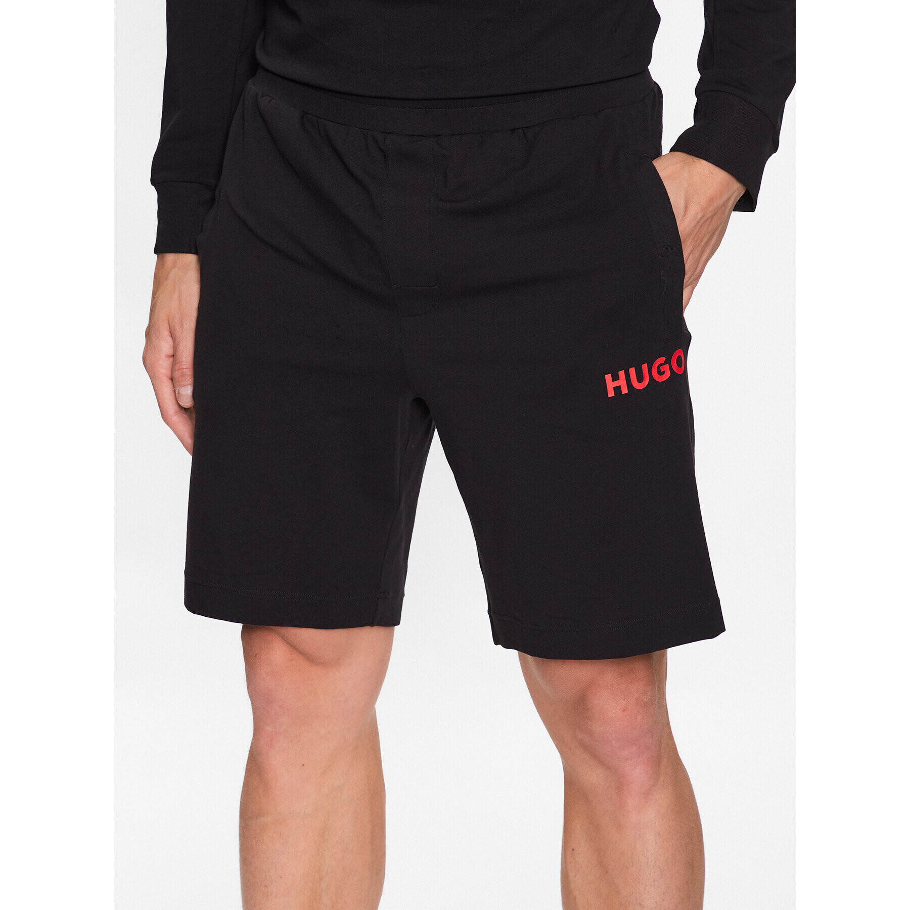 Hugo Спортни шорти 50490265 Черен - Pepit.bg