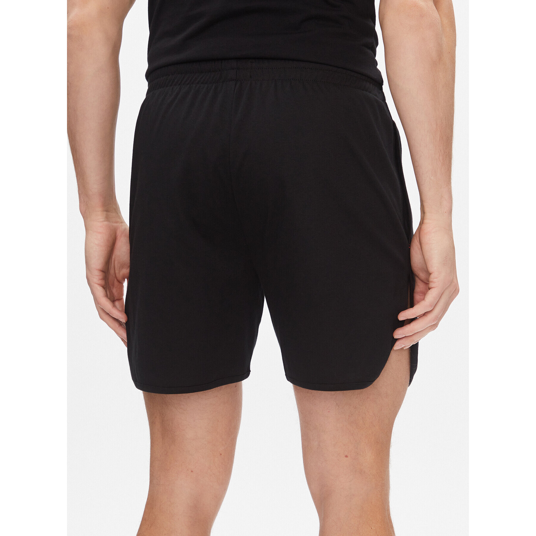 Hugo Спортни шорти Flames 50510474 Черен Regular Fit - Pepit.bg
