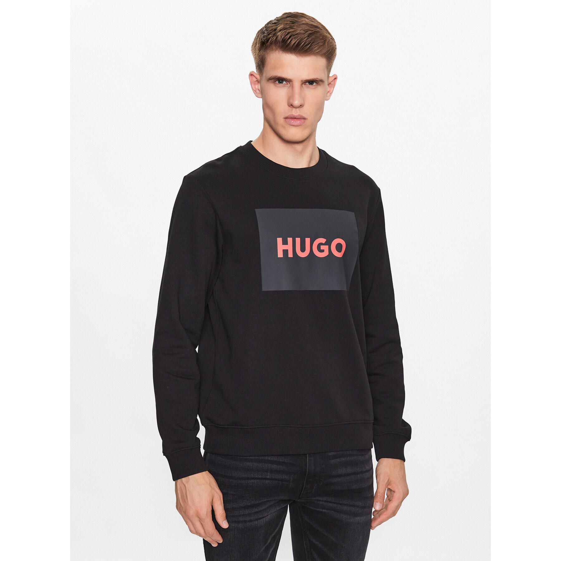 Hugo Суитшърт Duragol222 50467944 Черен Regular Fit - Pepit.bg