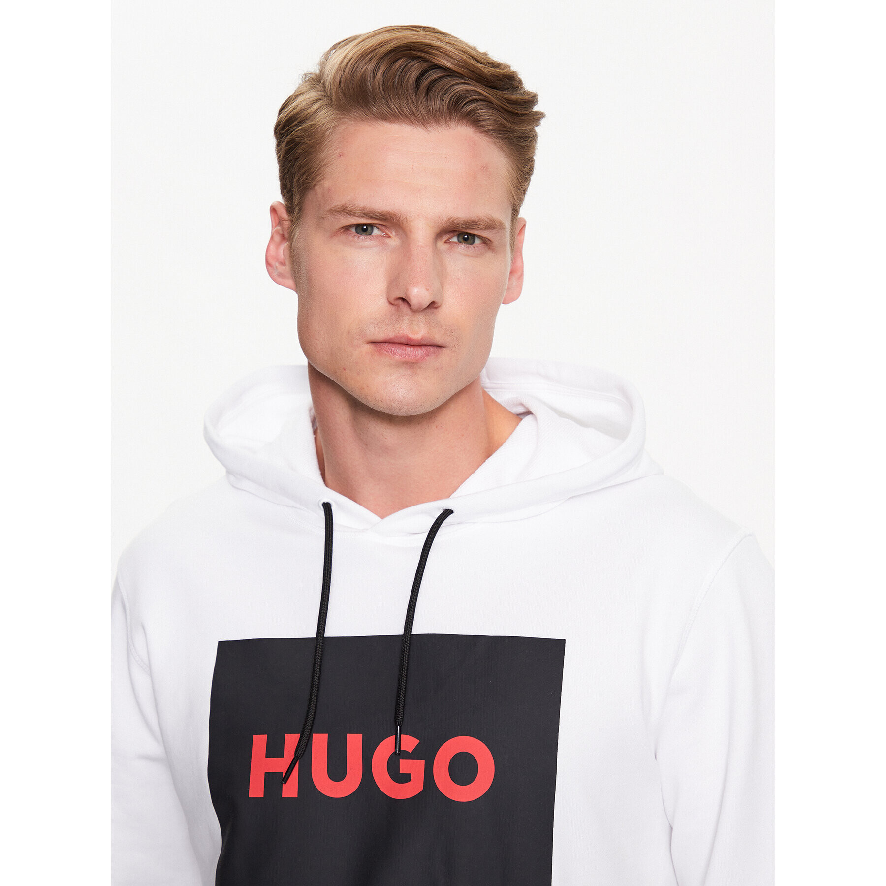 Hugo Суитшърт Duratschi223 50473168 Бял Regular Fit - Pepit.bg