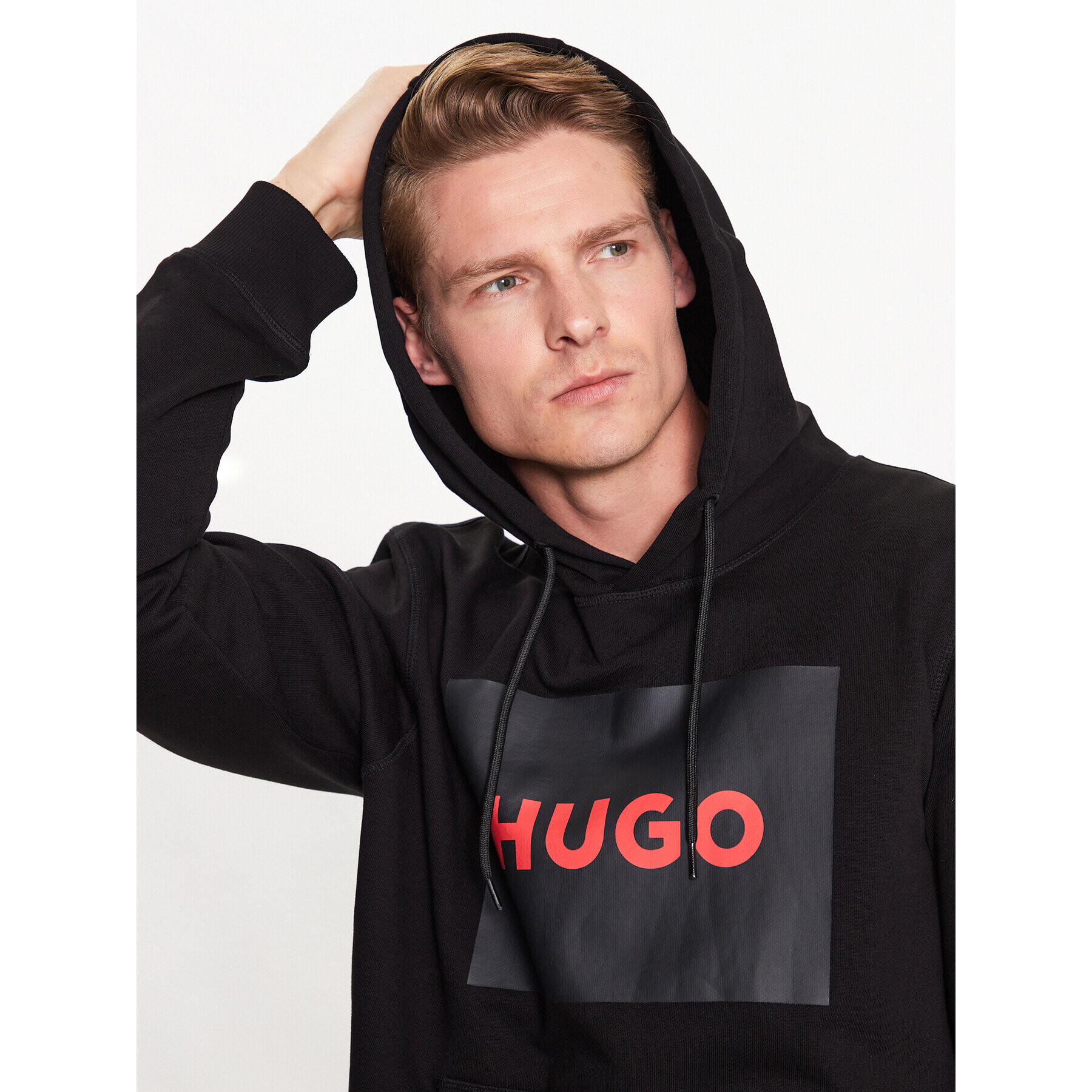 Hugo Суитшърт 50473168 Черен Regular Fit - Pepit.bg