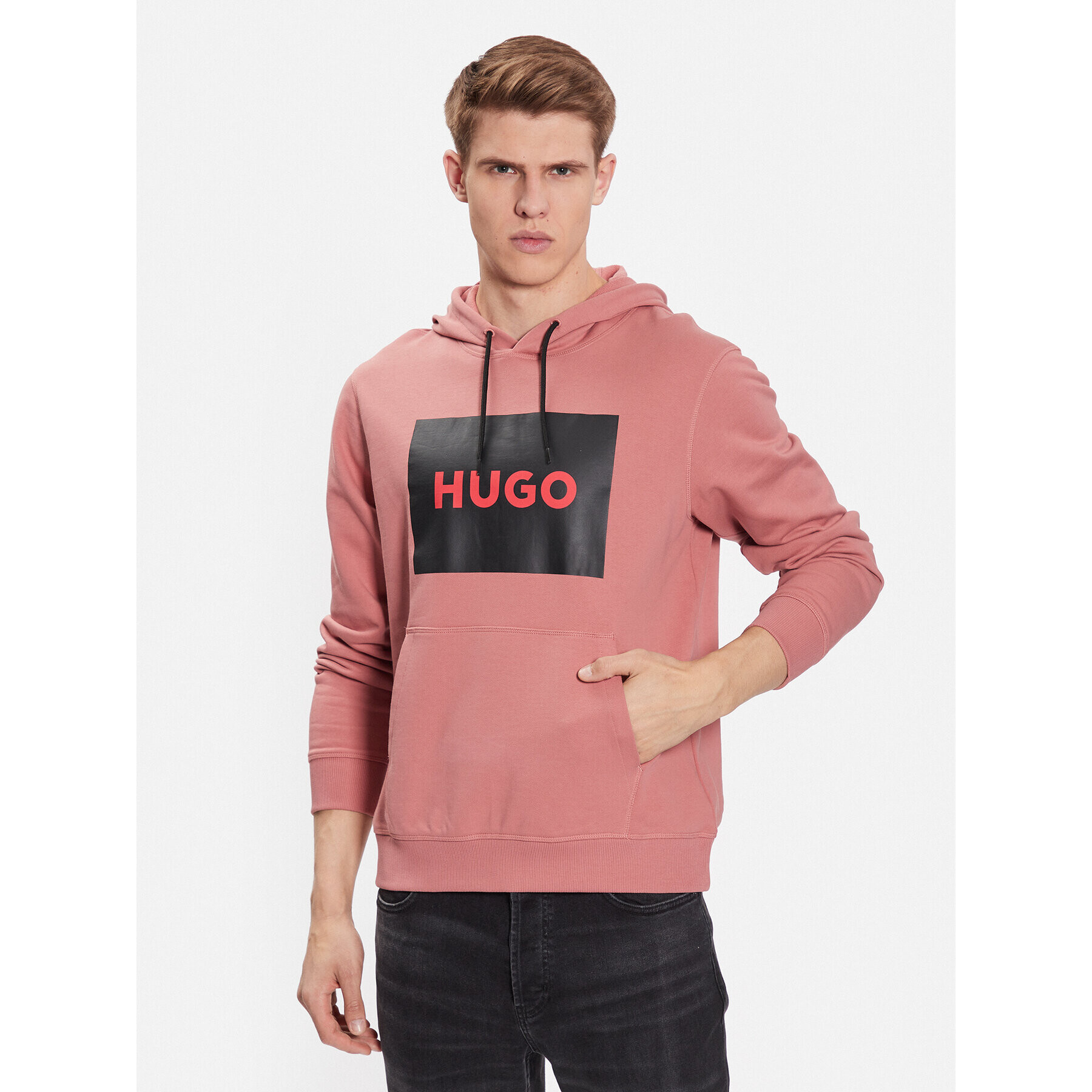 Hugo Суитшърт Duratschi223 50473168 Розов Regular Fit - Pepit.bg