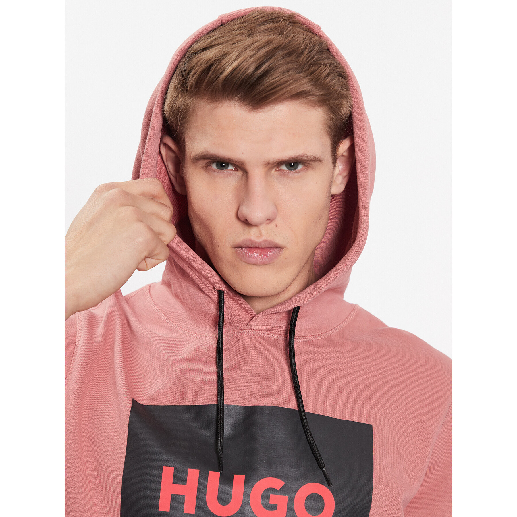 Hugo Суитшърт Duratschi223 50473168 Розов Regular Fit - Pepit.bg