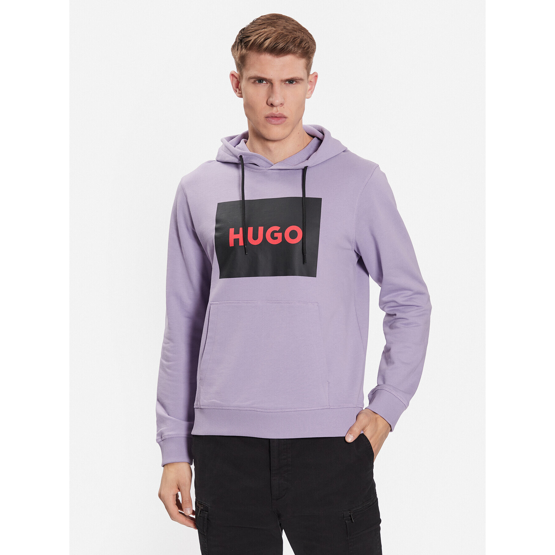 Hugo Суитшърт Duratschi223 50473168 Виолетов Regular Fit - Pepit.bg