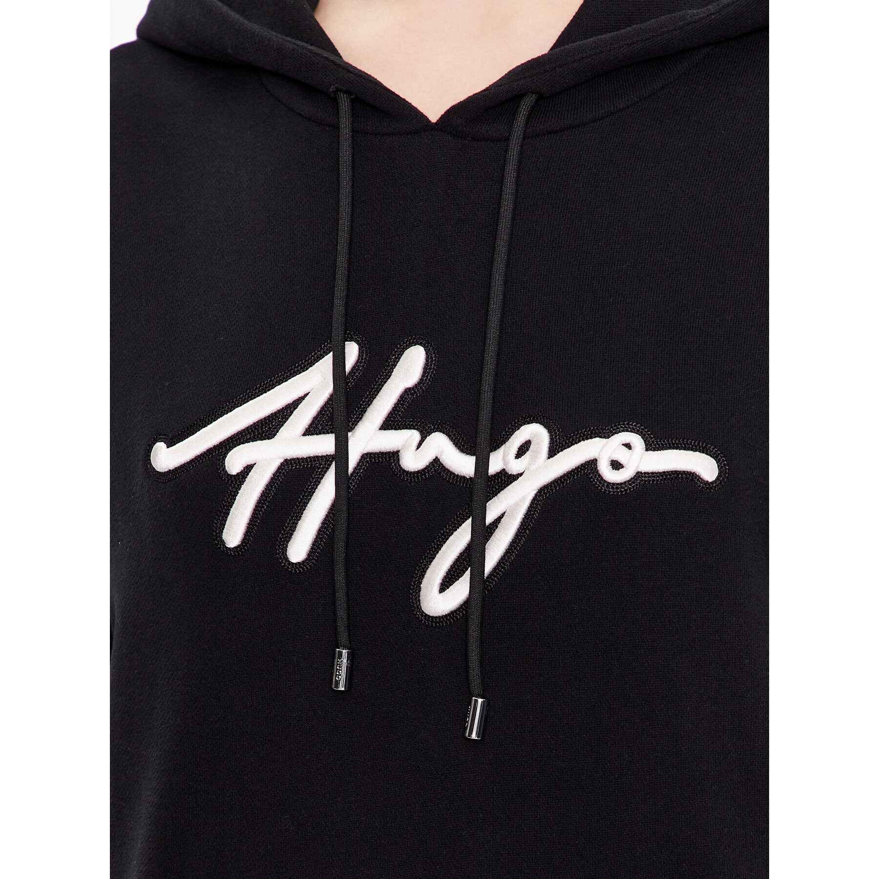 Hugo Суитшърт 50478218 Черен Regular Fit - Pepit.bg