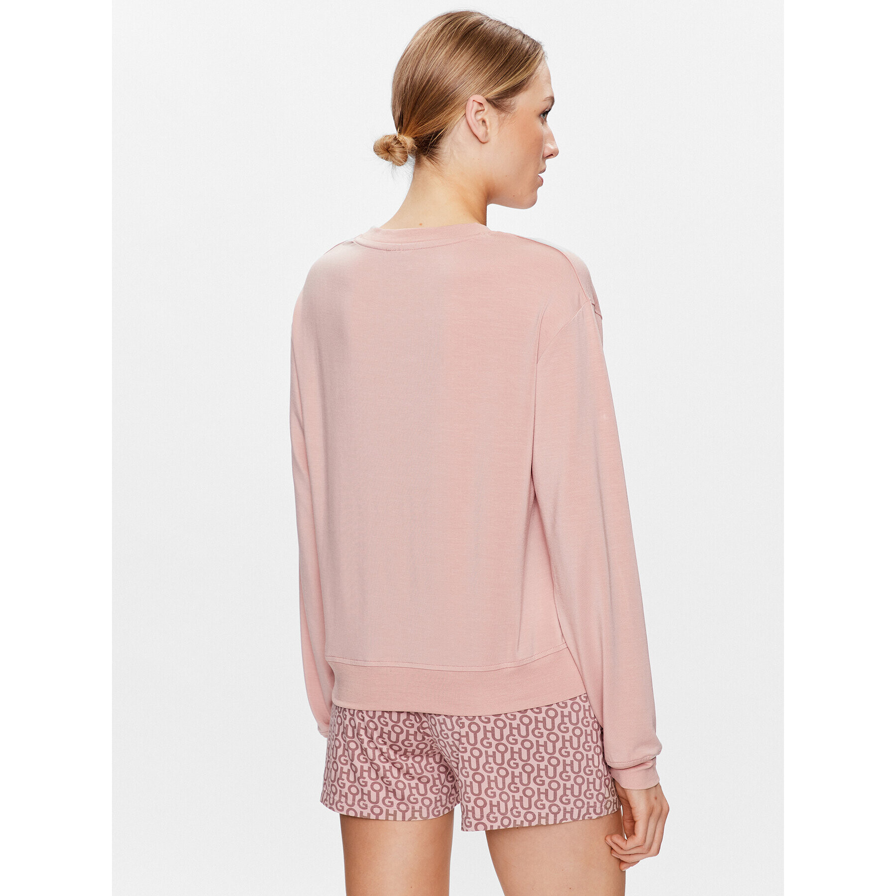 Hugo Суитшърт 50480539 Розов Relaxed Fit - Pepit.bg
