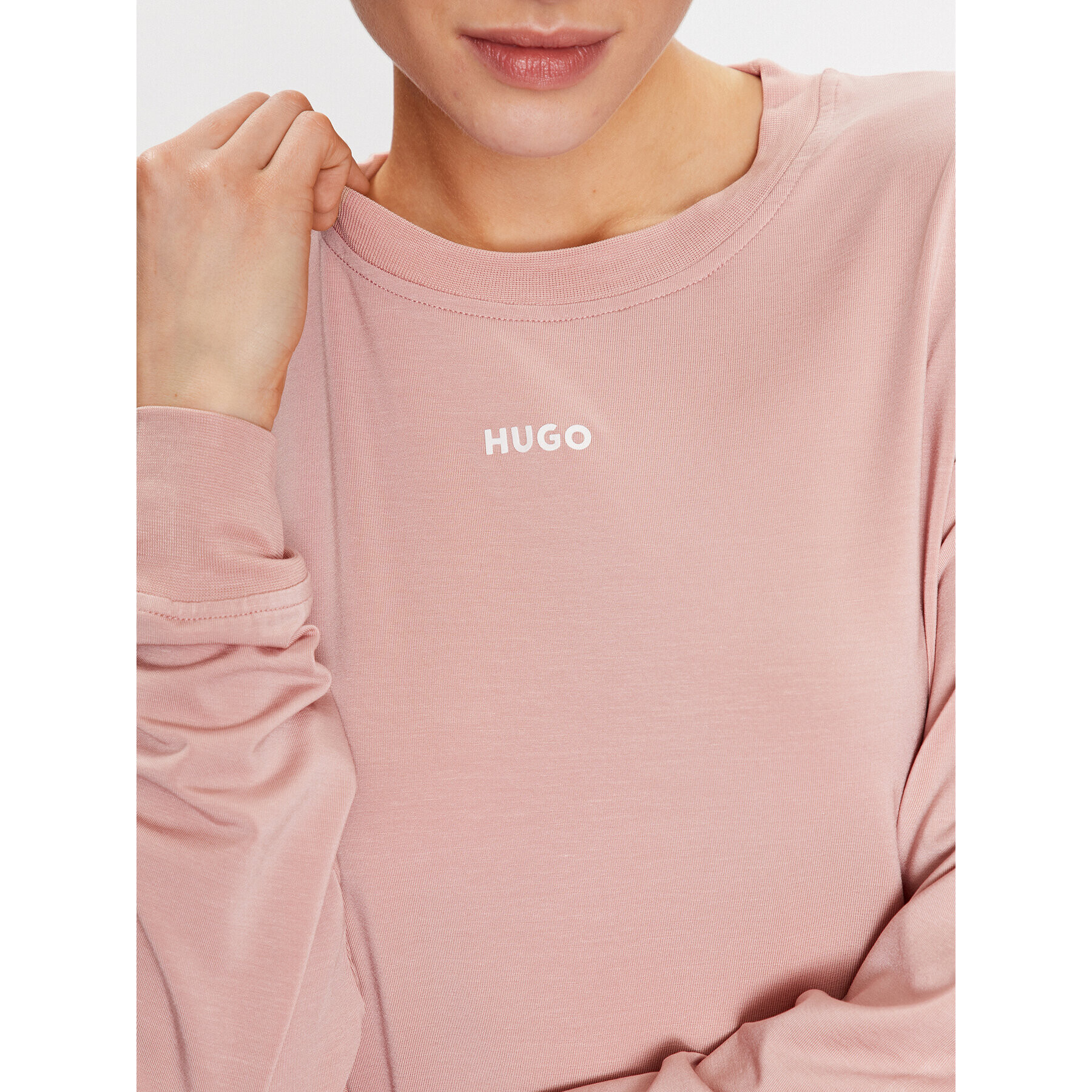 Hugo Суитшърт 50480539 Розов Relaxed Fit - Pepit.bg