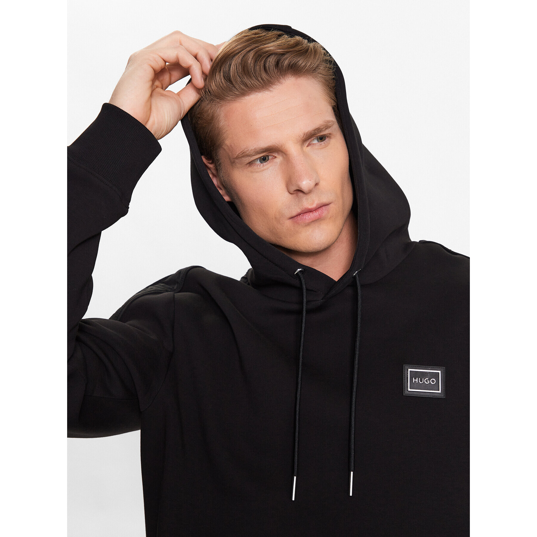 Hugo Суитшърт 50485261 Черен Relaxed Fit - Pepit.bg