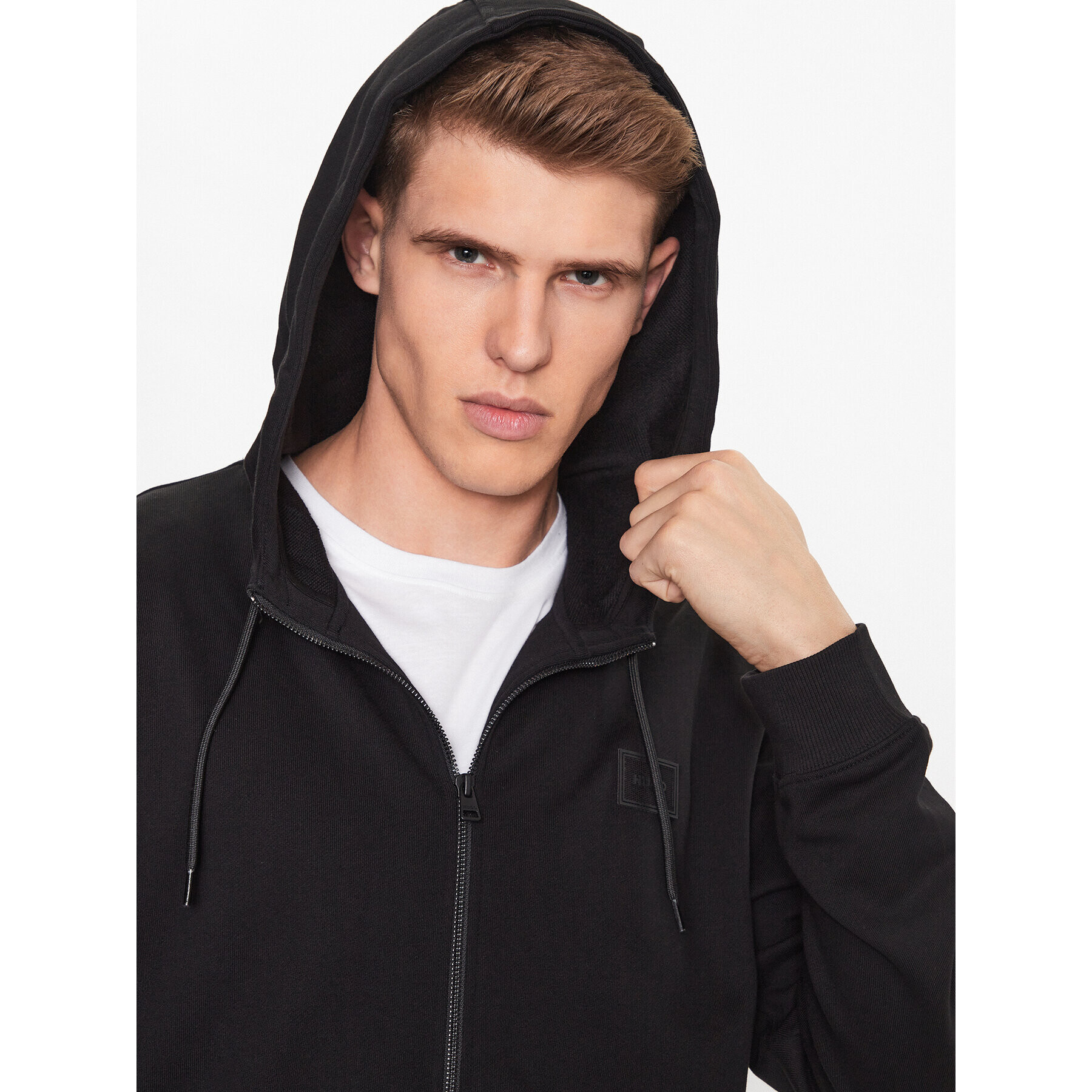 Hugo Суитшърт 50495678 Черен Regular Fit - Pepit.bg