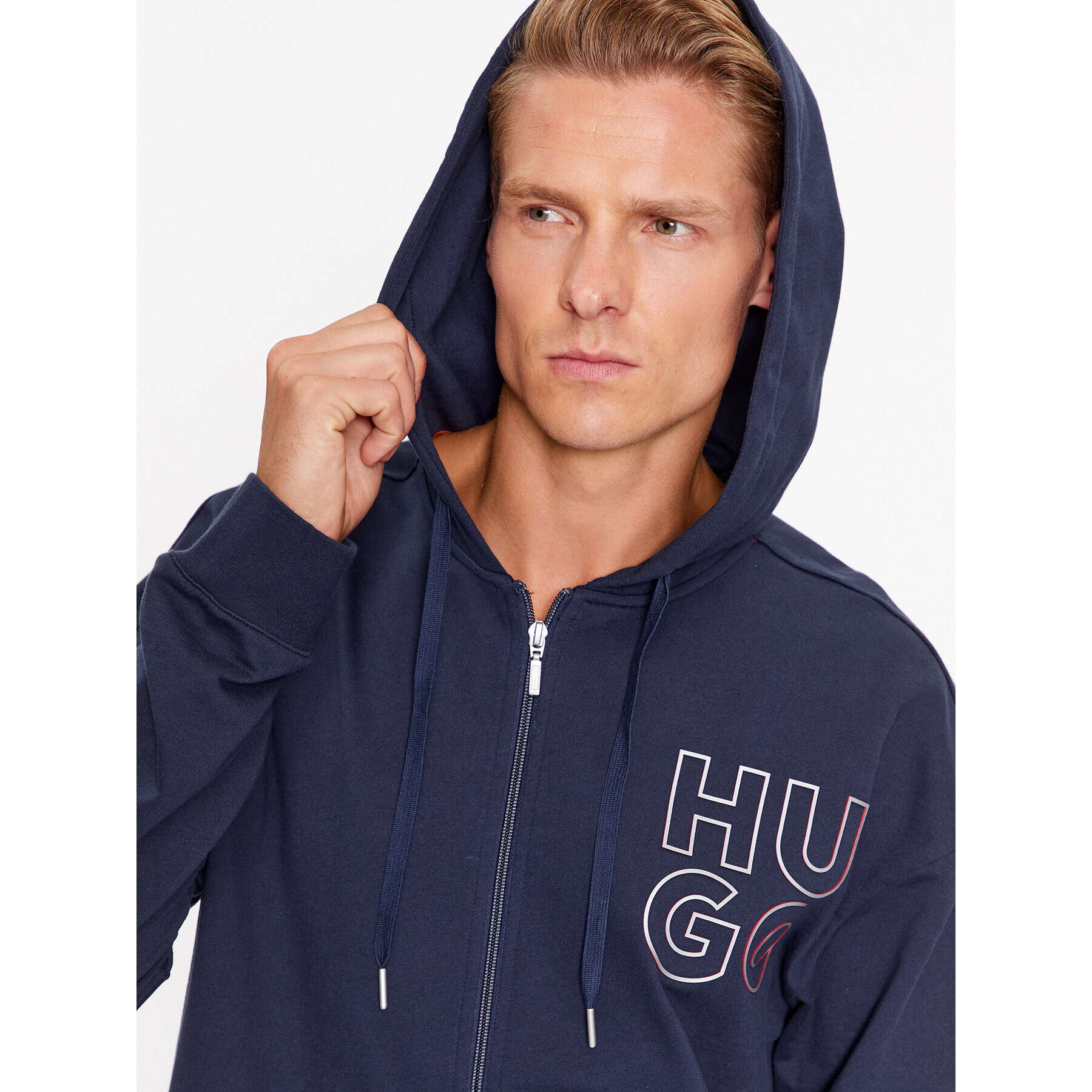 Hugo Суитшърт 50501601 Тъмносин Regular Fit - Pepit.bg