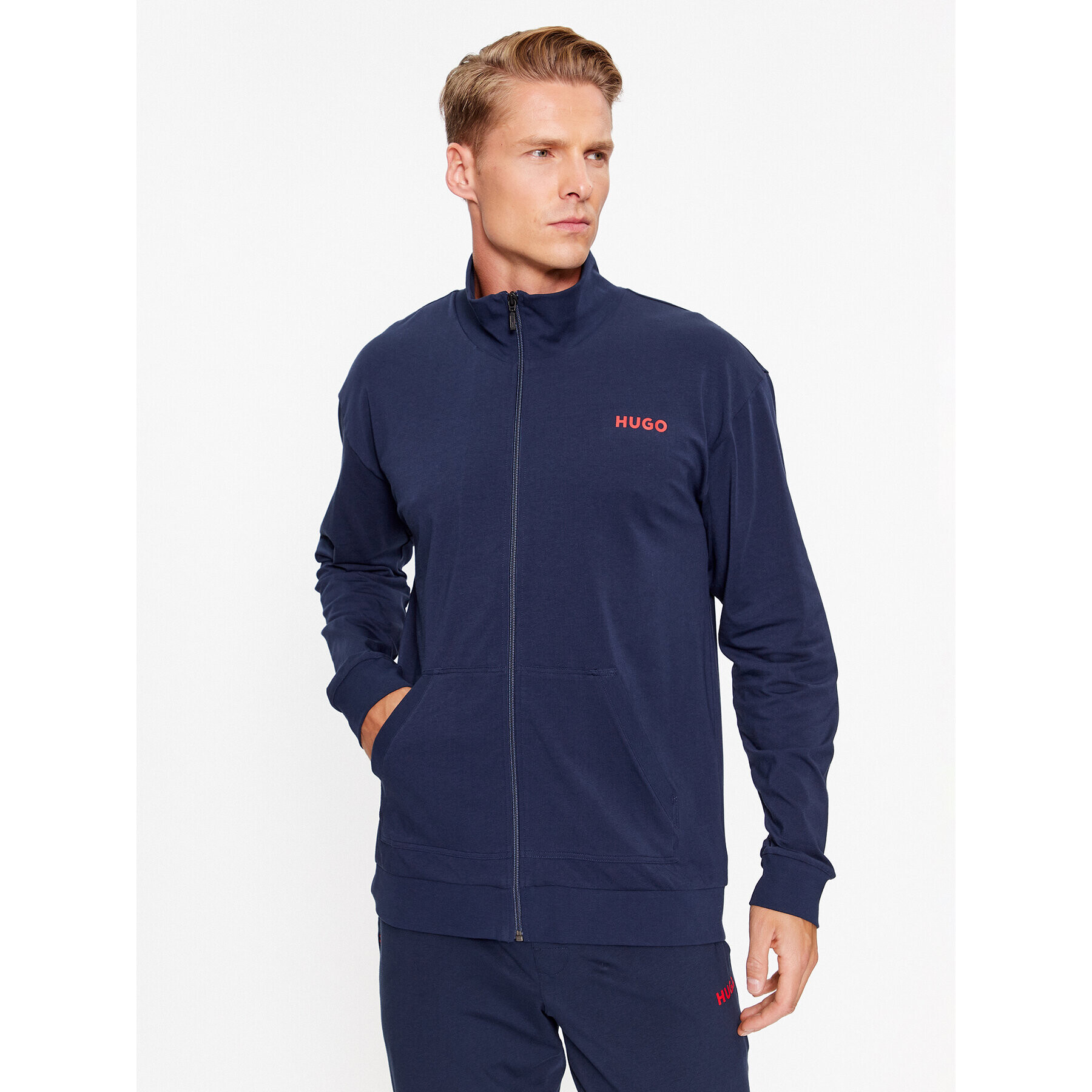 Hugo Суитшърт 50505128 Тъмносин Regular Fit - Pepit.bg