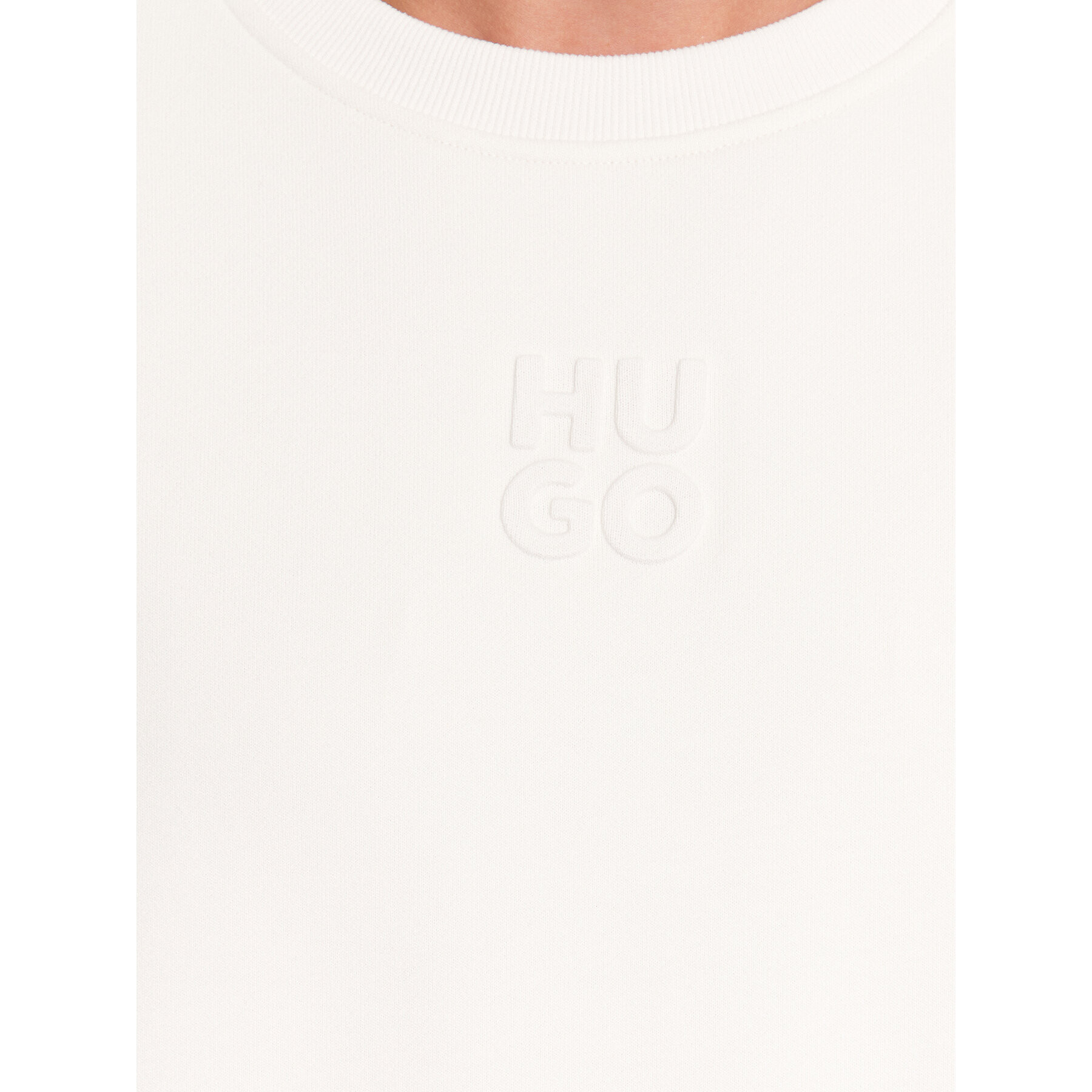 Hugo Суитшърт Classic 50500459 Бял Relaxed Fit - Pepit.bg