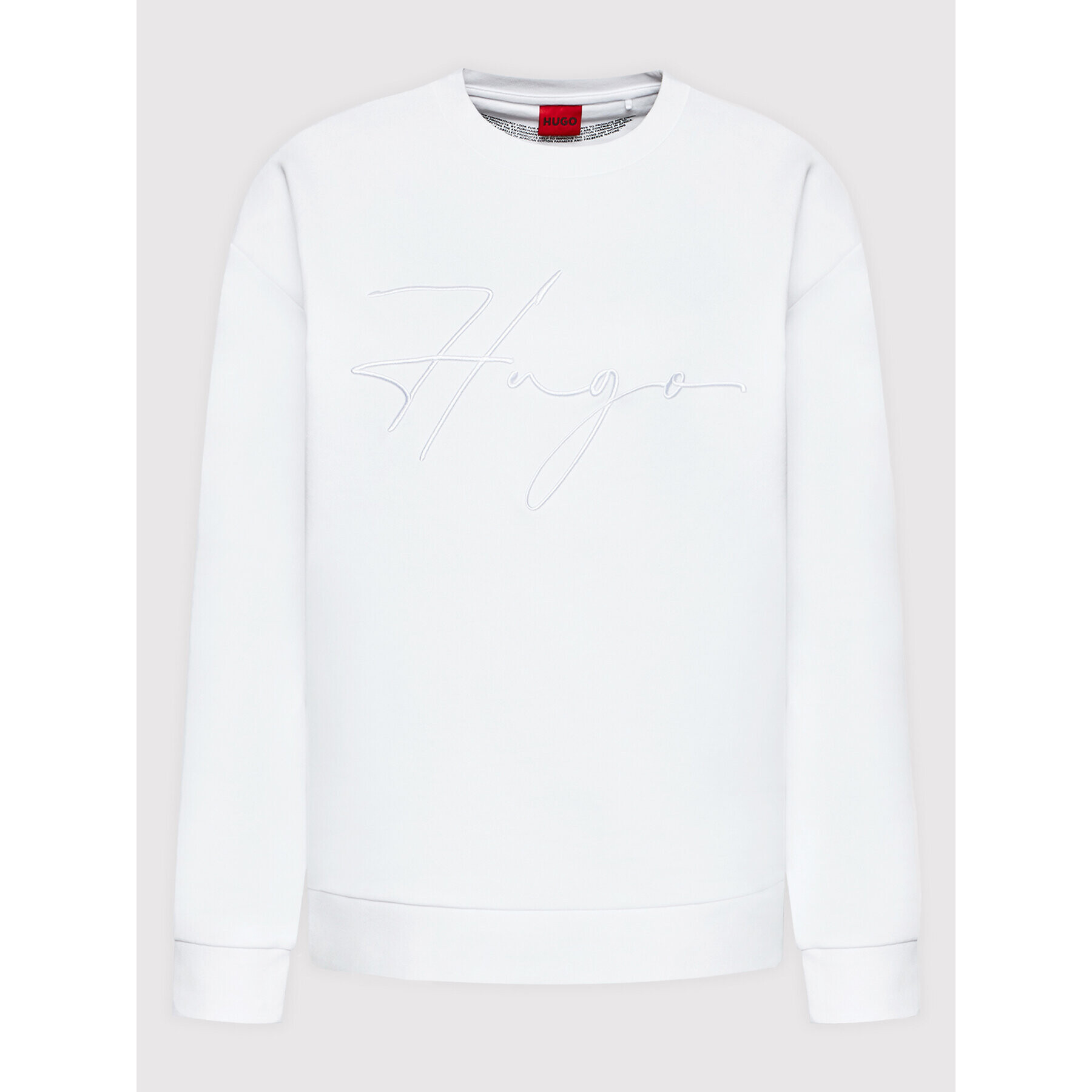 Hugo Суитшърт Dakimara_3 50467250 Бял Regular Fit - Pepit.bg
