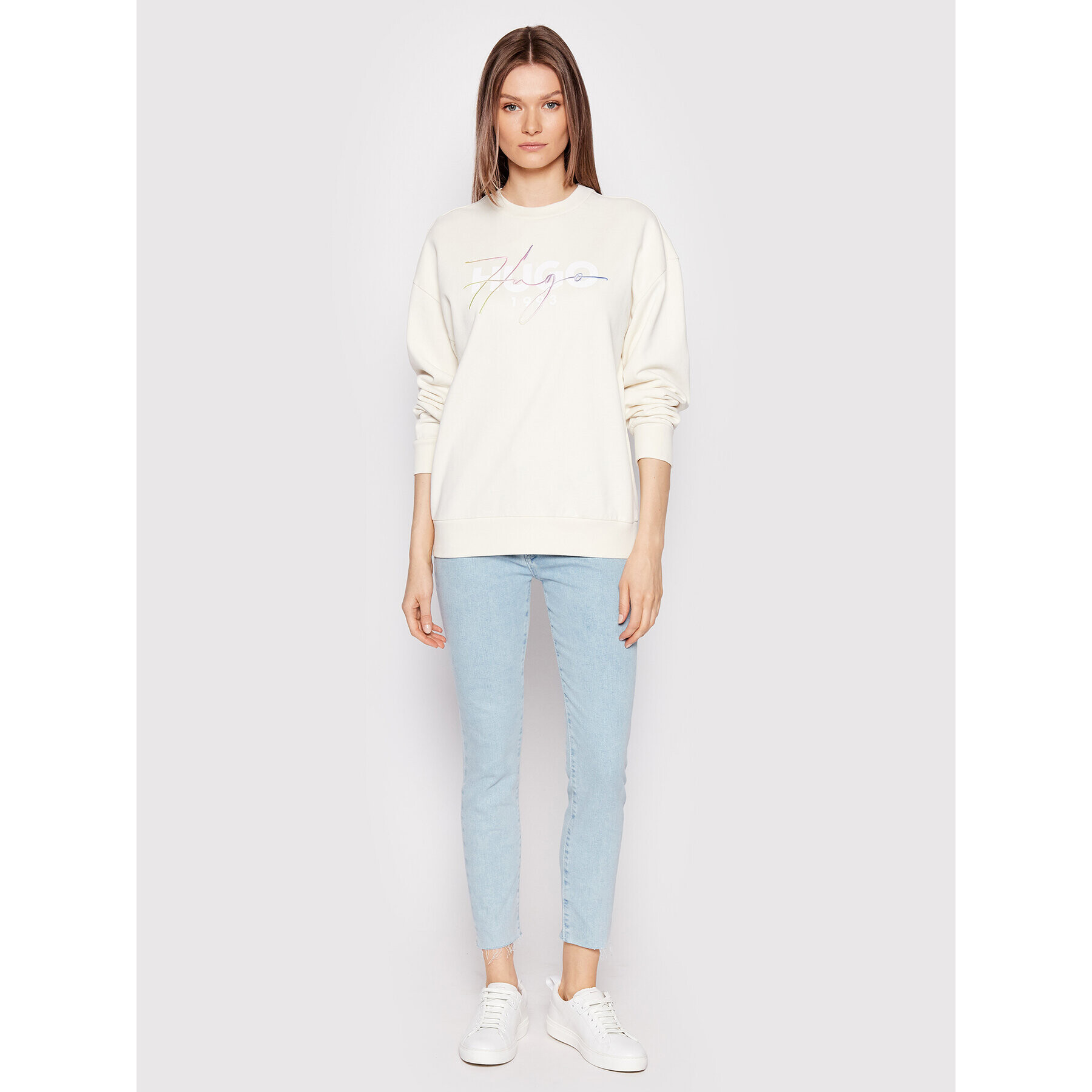 Hugo Суитшърт Dakimara_4 50481516 Бежов Regular Fit - Pepit.bg