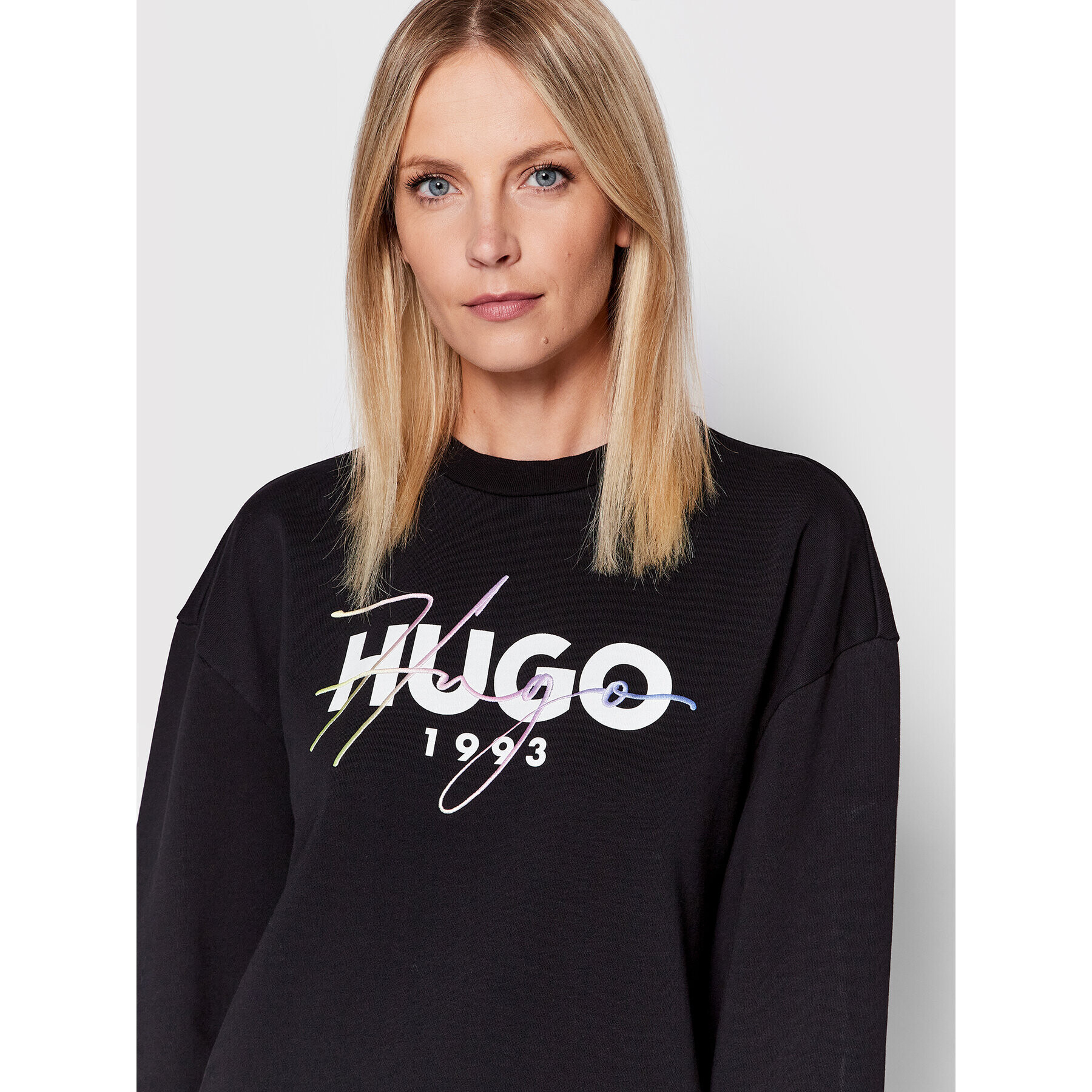 Hugo Суитшърт Dakimara_4 50481516 Черен Regular Fit - Pepit.bg