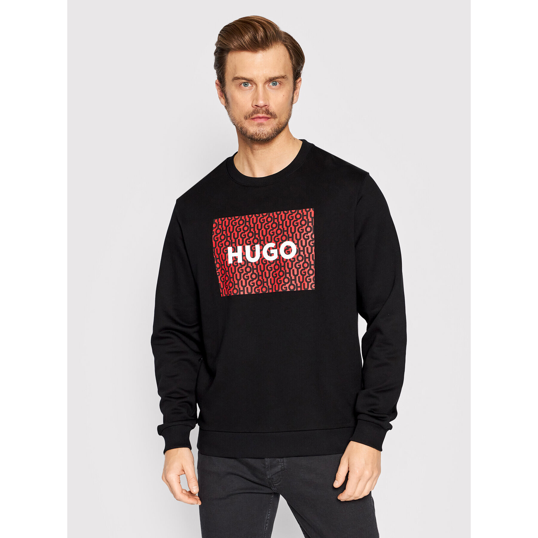 Hugo Суитшърт Dalker 50472719 Черен Regular Fit - Pepit.bg