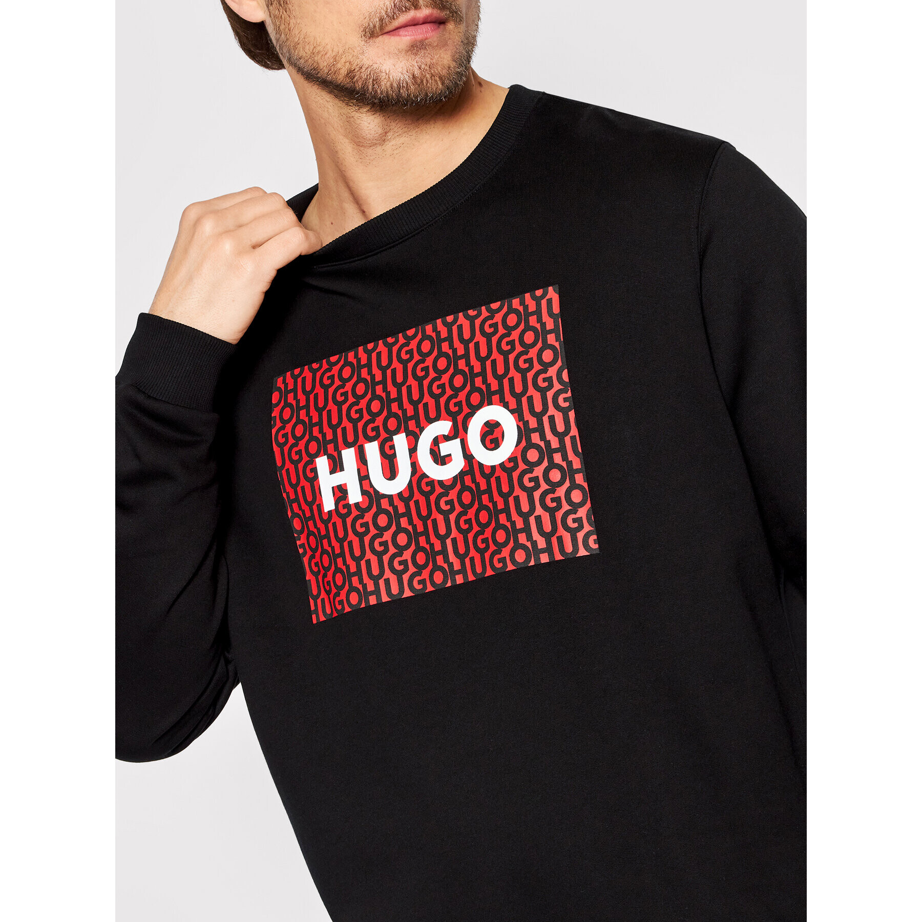 Hugo Суитшърт Dalker 50472719 Черен Regular Fit - Pepit.bg