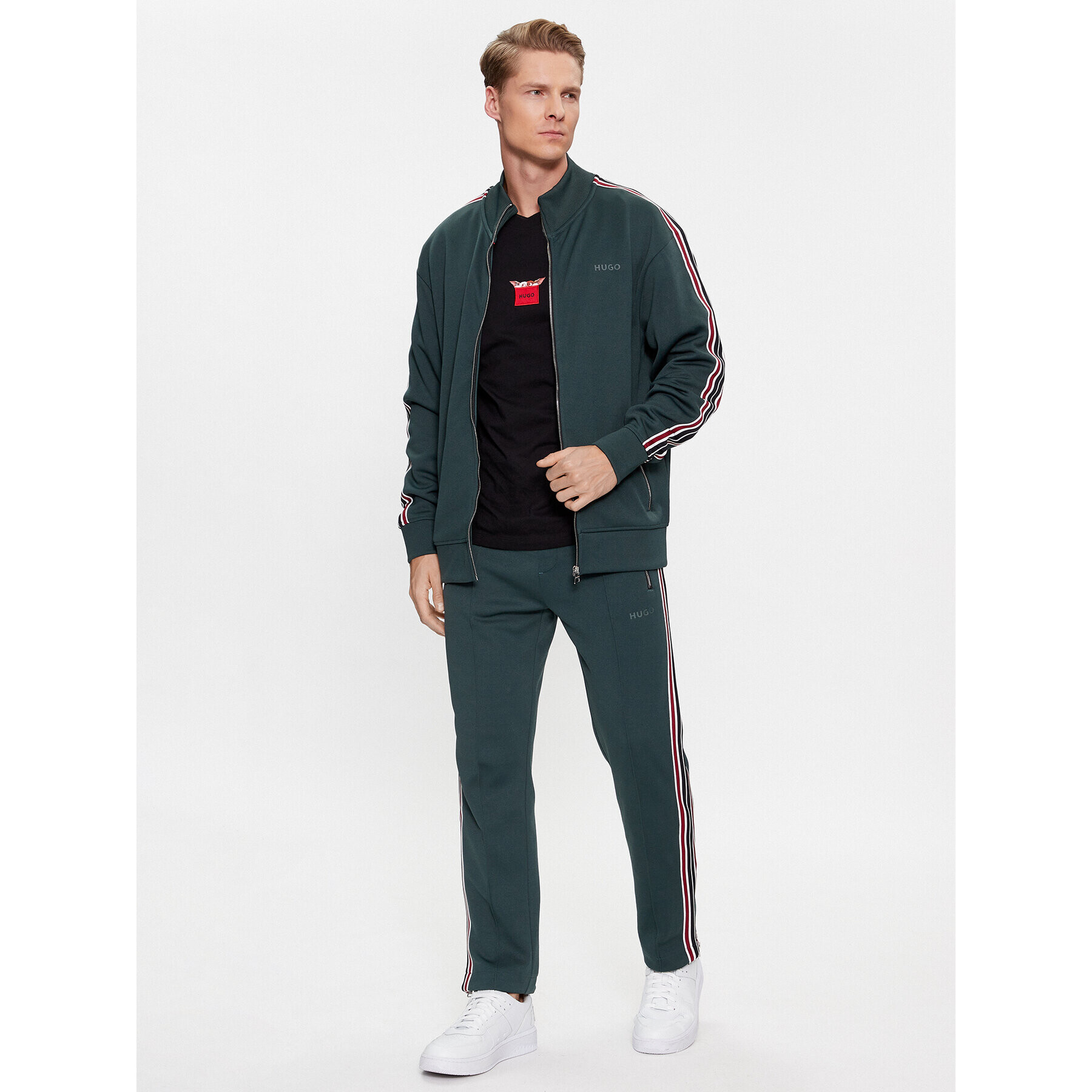 Hugo Суитшърт Dalpens 50497937 Каки Regular Fit - Pepit.bg