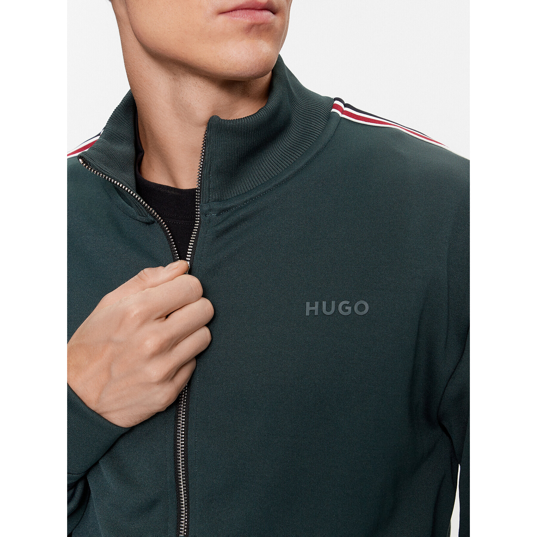 Hugo Суитшърт Dalpens 50497937 Каки Regular Fit - Pepit.bg