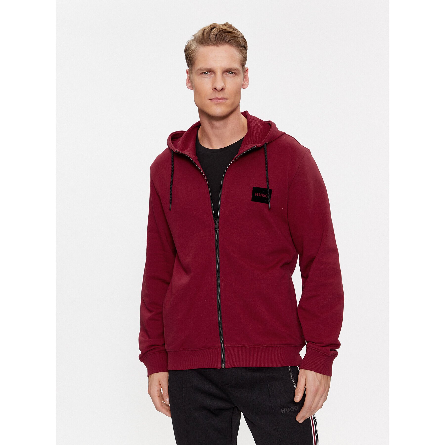 Hugo Суитшърт Daple_V 50501016 Червен Regular Fit - Pepit.bg
