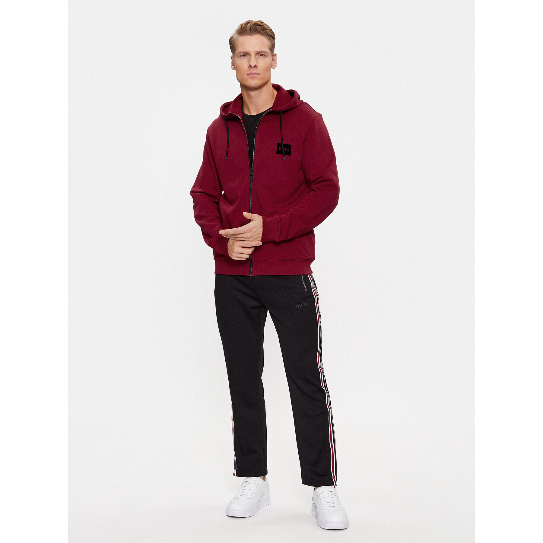 Hugo Суитшърт Daple_V 50501016 Червен Regular Fit - Pepit.bg