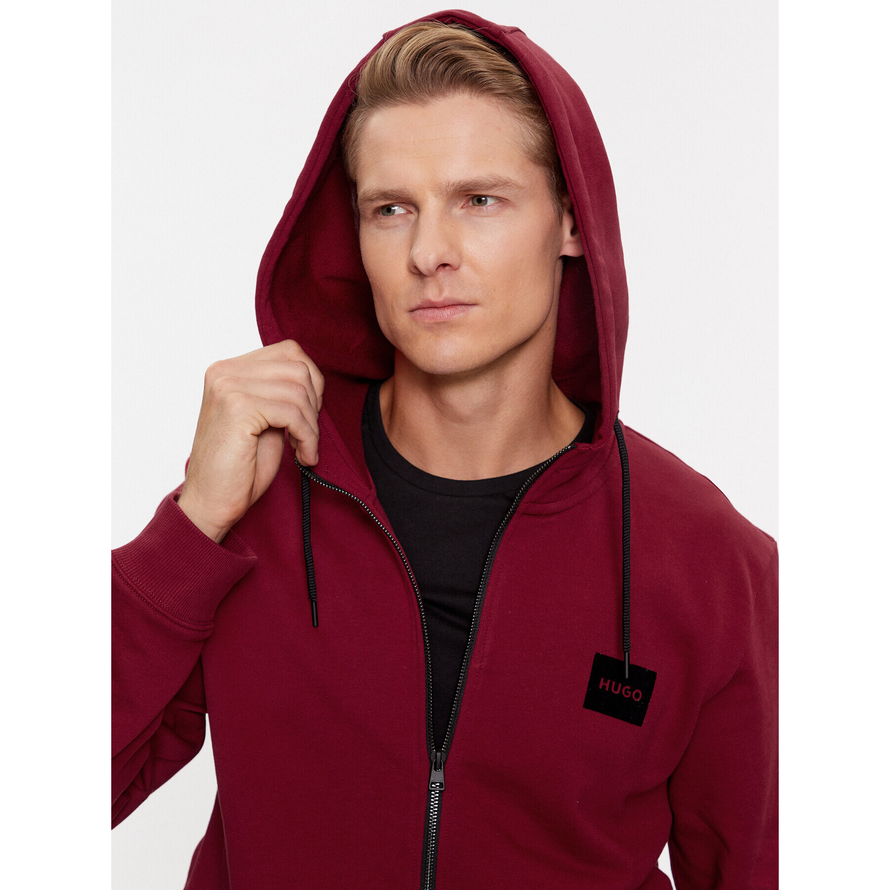 Hugo Суитшърт Daple_V 50501016 Червен Regular Fit - Pepit.bg