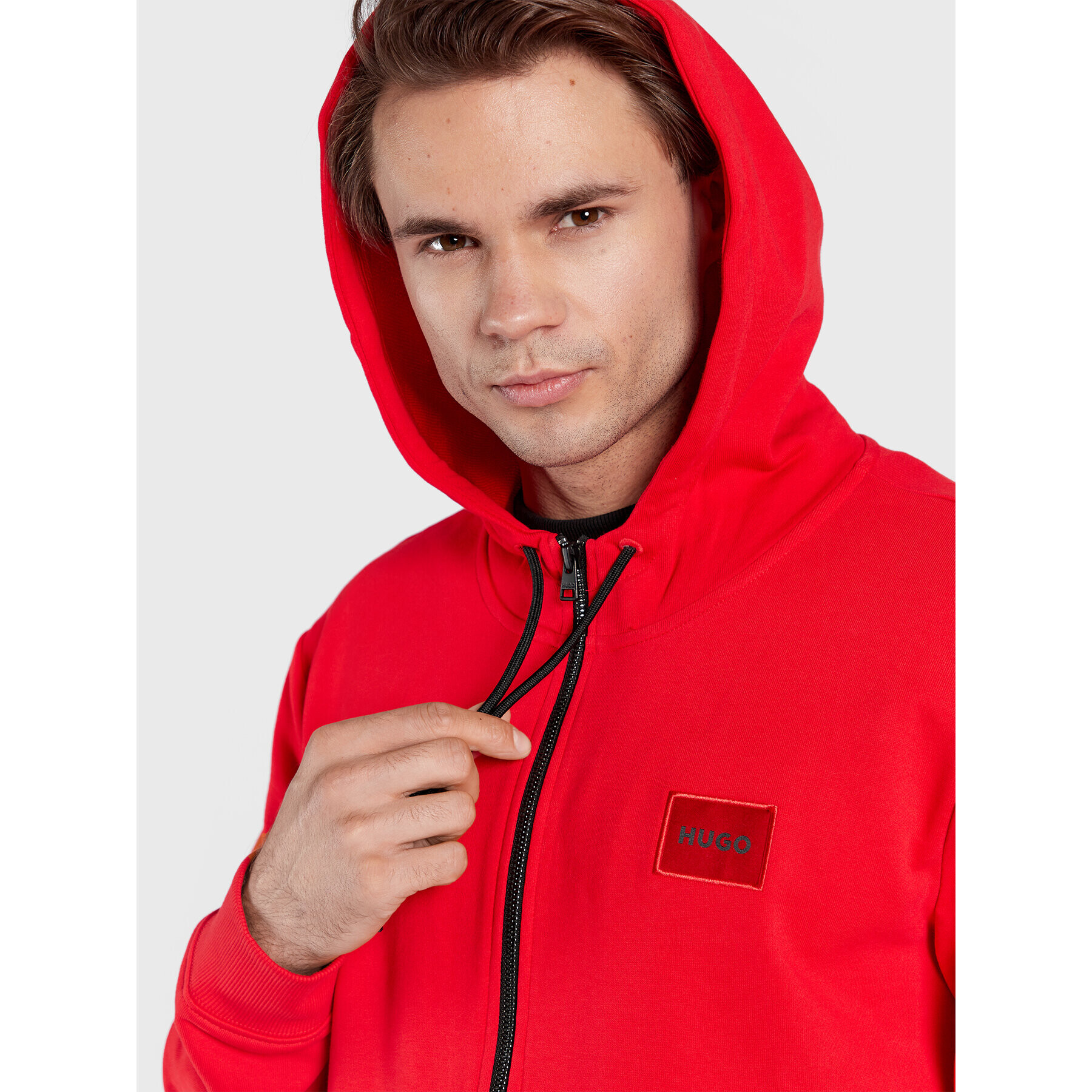 Hugo Суитшърт Daple212 50447972 Червен Regular Fit - Pepit.bg