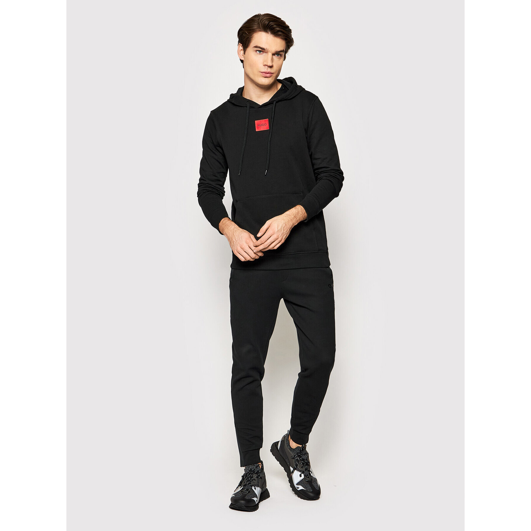 Hugo Суитшърт Daratschl 50458700 Черен Regular Fit - Pepit.bg