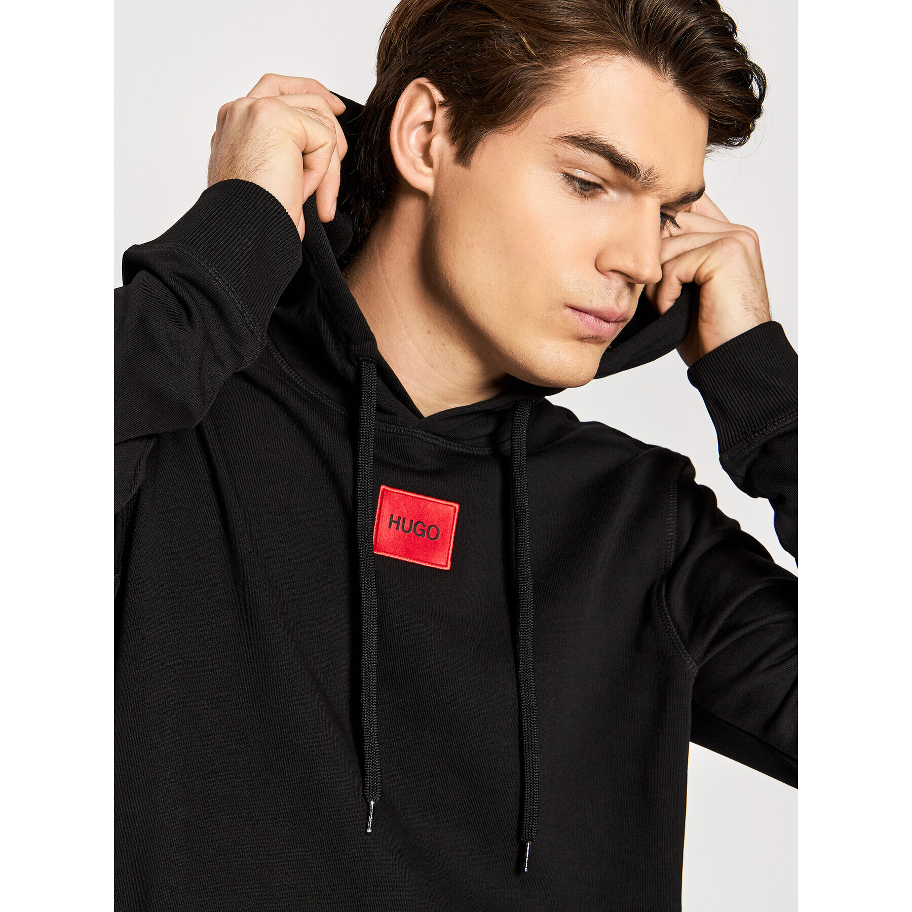 Hugo Суитшърт Daratschl 50458700 Черен Regular Fit - Pepit.bg