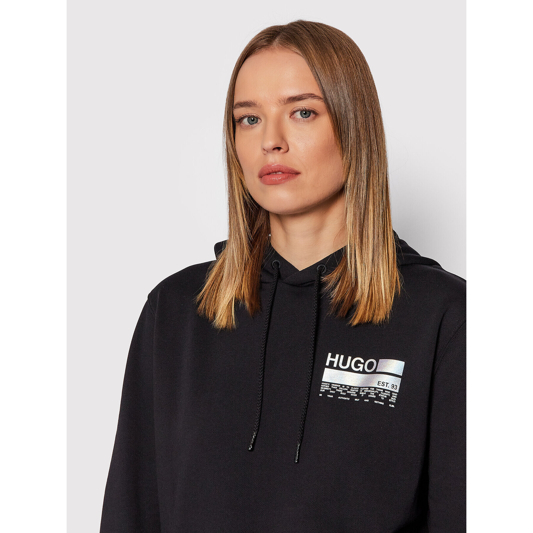 Hugo Суитшърт Dasweater 50470620 Черен Regular Fit - Pepit.bg