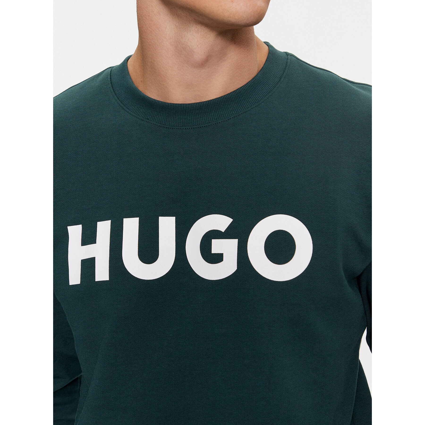 Hugo Суитшърт Dem 50477328 Каки Regular Fit - Pepit.bg