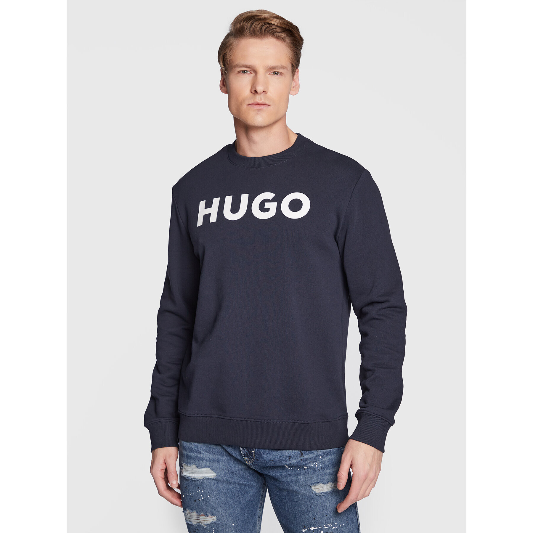 Hugo Суитшърт Dem 50477328 Тъмносин Regular Fit - Pepit.bg