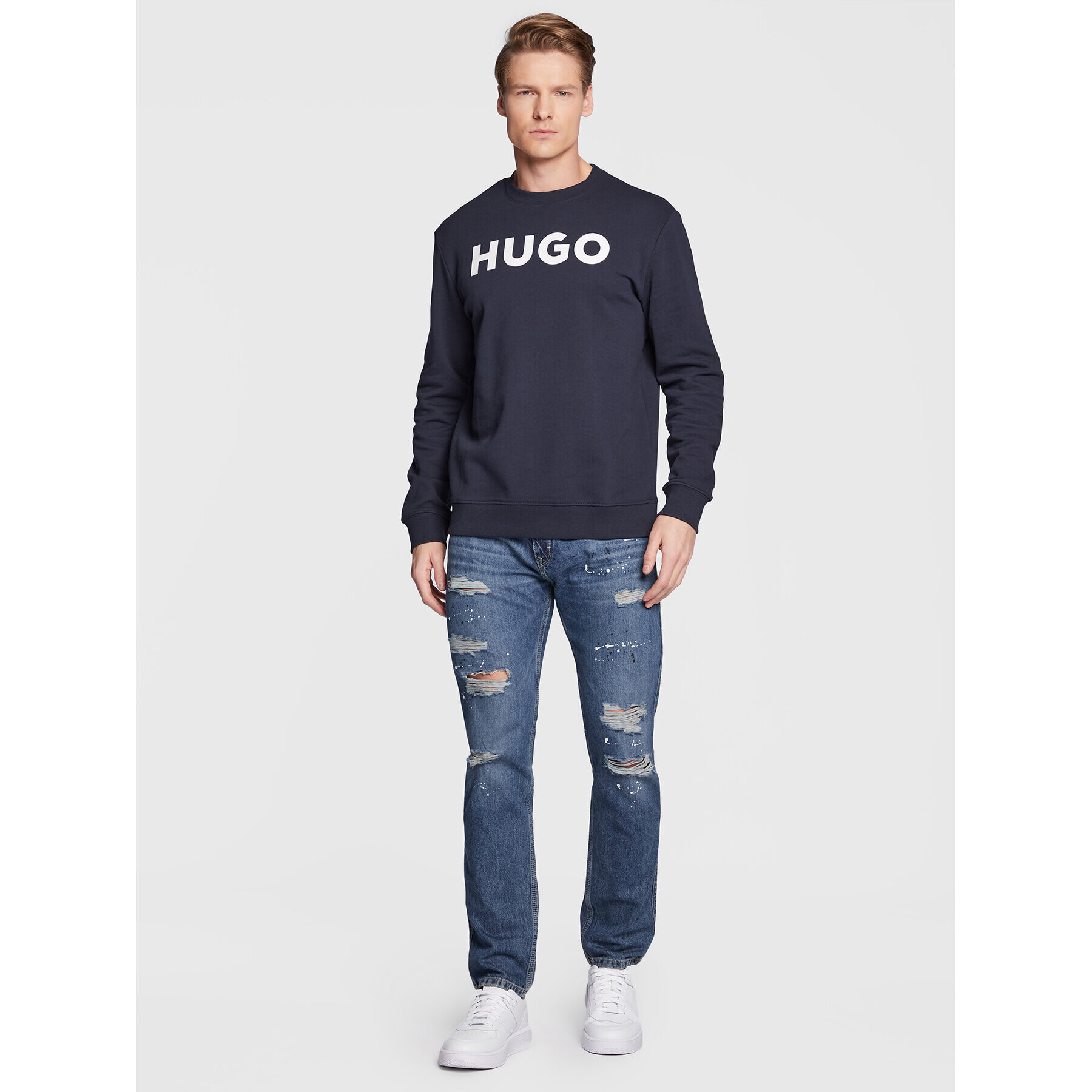 Hugo Суитшърт Dem 50477328 Тъмносин Regular Fit - Pepit.bg