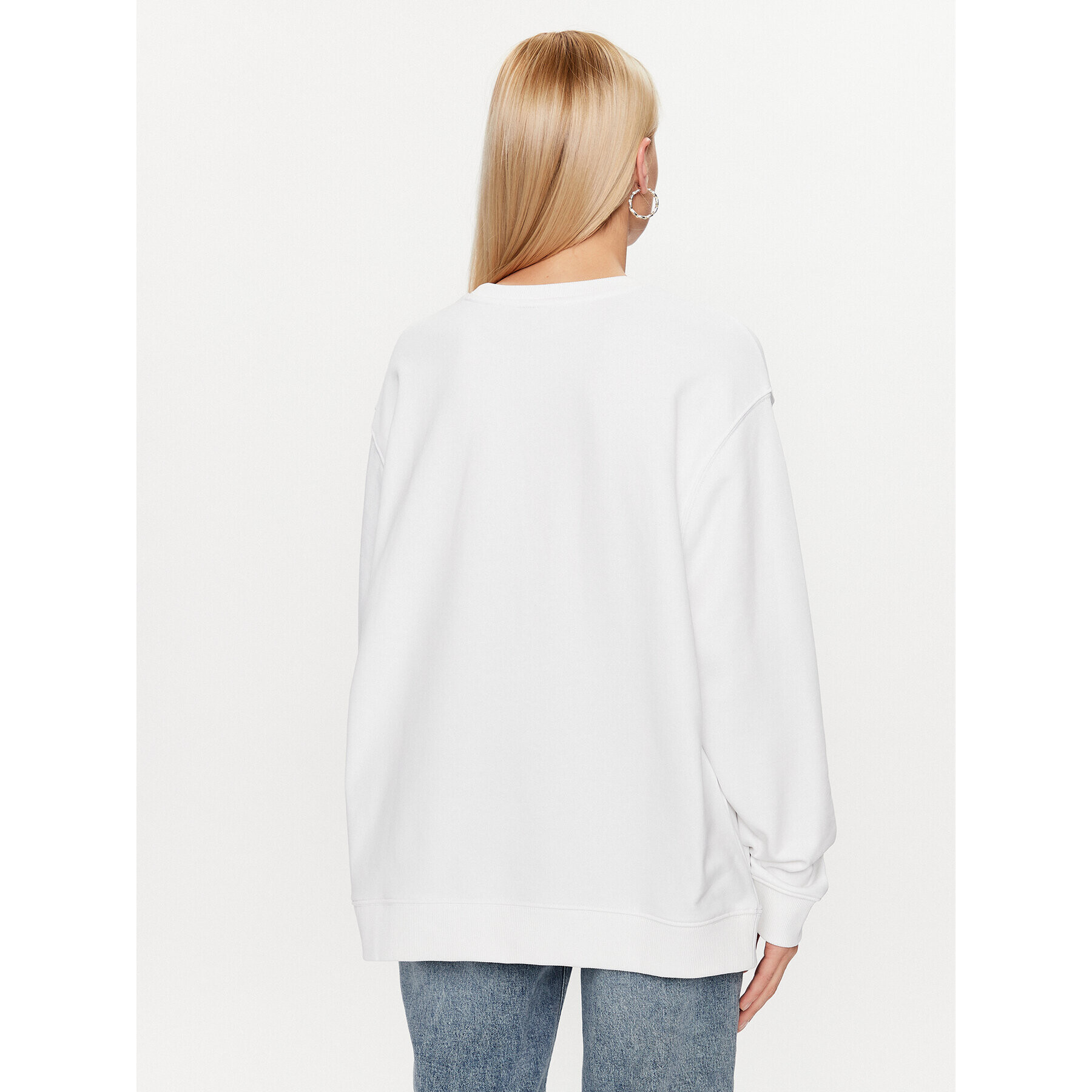 Hugo Суитшърт Deroxane 50492807 Бял Oversize - Pepit.bg