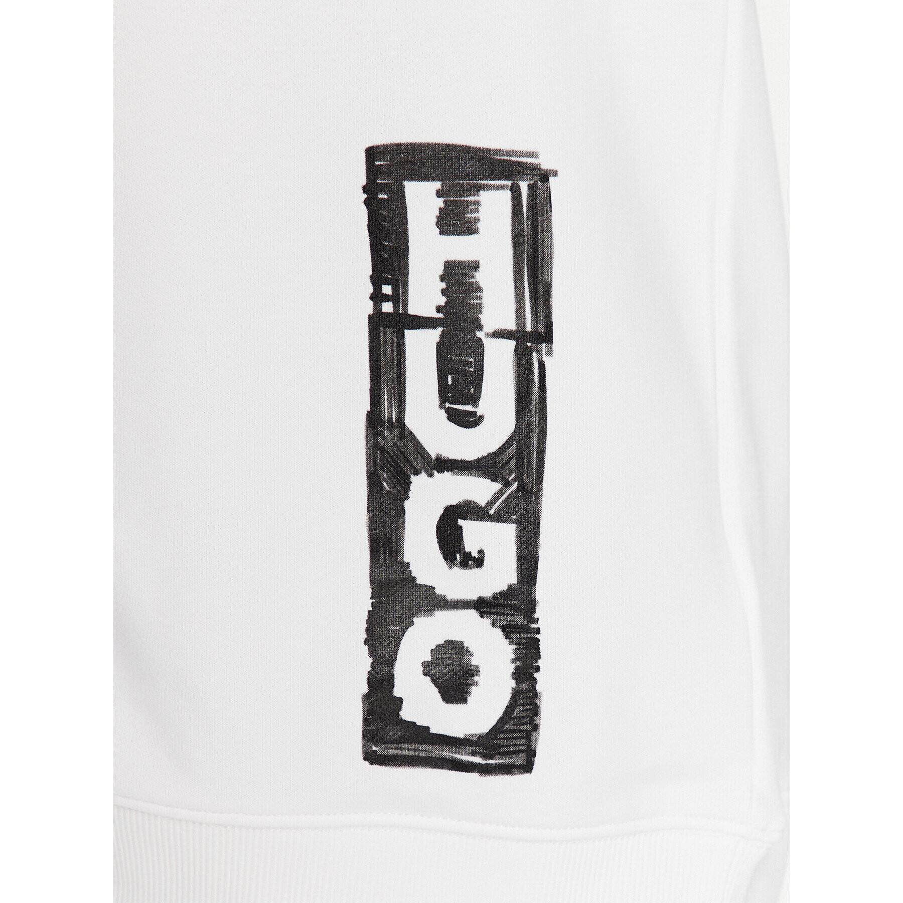 Hugo Суитшърт Deroxane 50492807 Бял Oversize - Pepit.bg