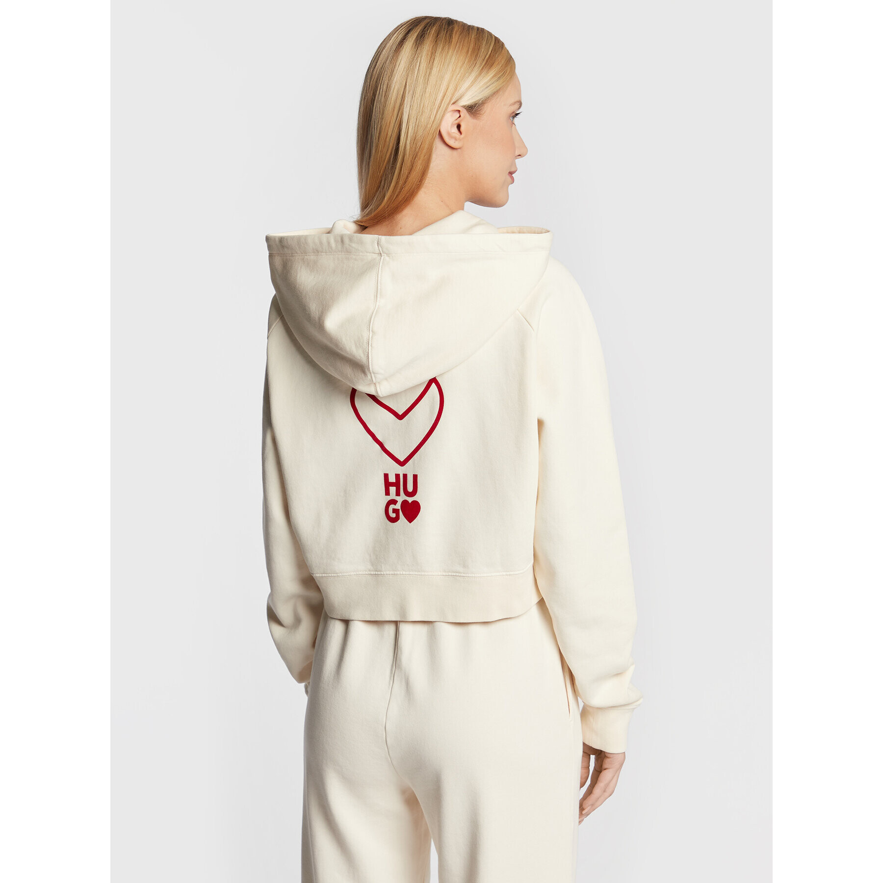 Hugo Суитшърт Dimalaya 50474966 Бежов Regular Fit - Pepit.bg