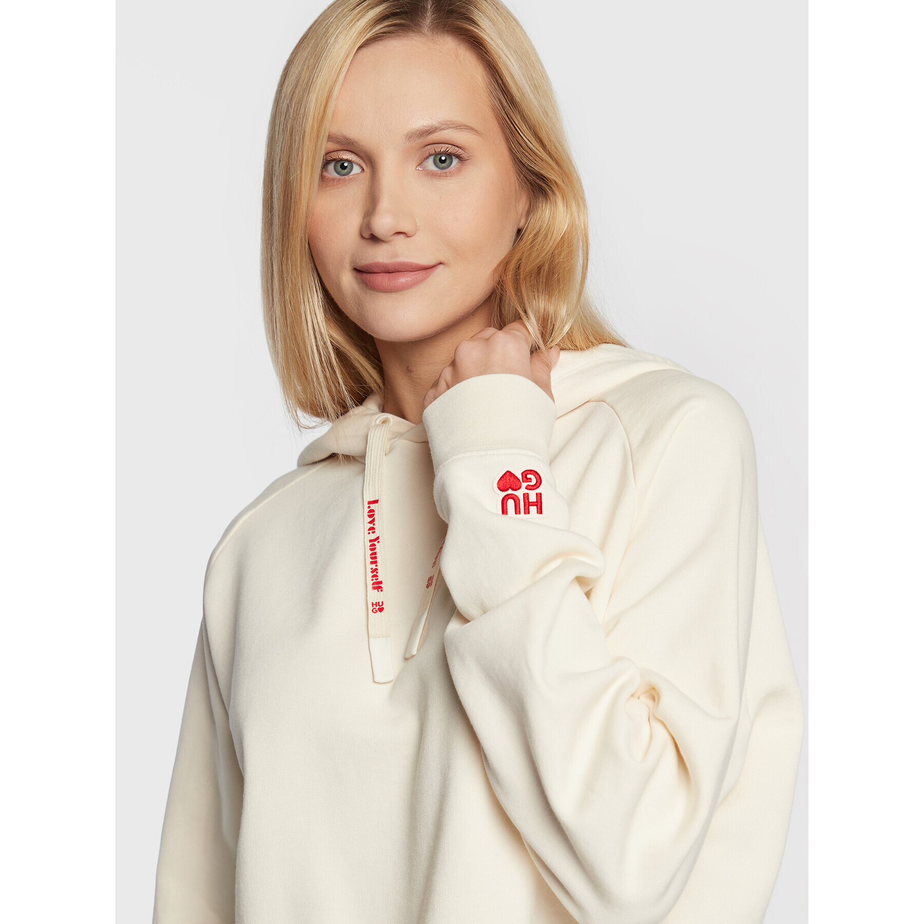 Hugo Суитшърт Dimalaya 50474966 Бежов Regular Fit - Pepit.bg