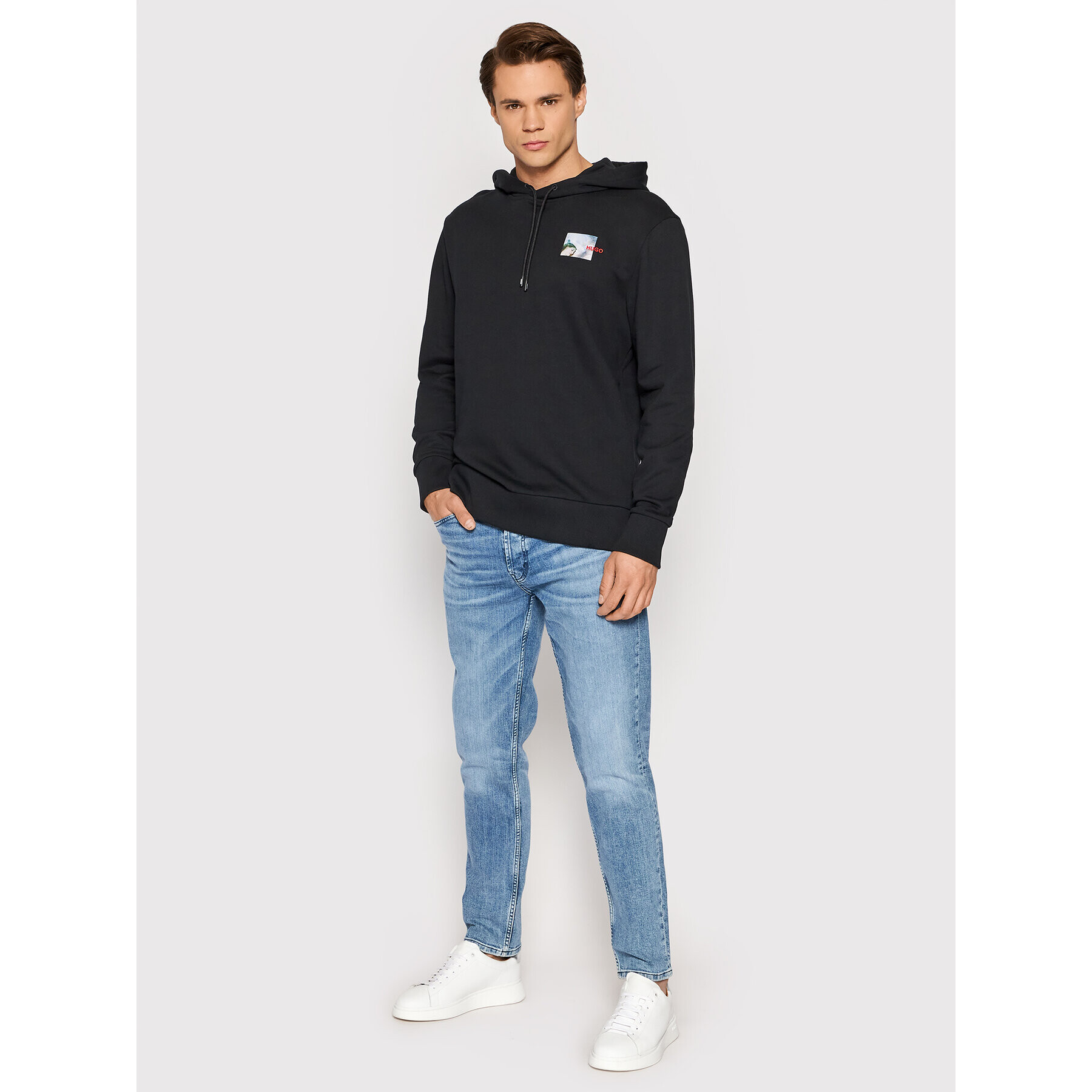 Hugo Суитшърт Dlubdance 50465945 Черен Regular Fit - Pepit.bg
