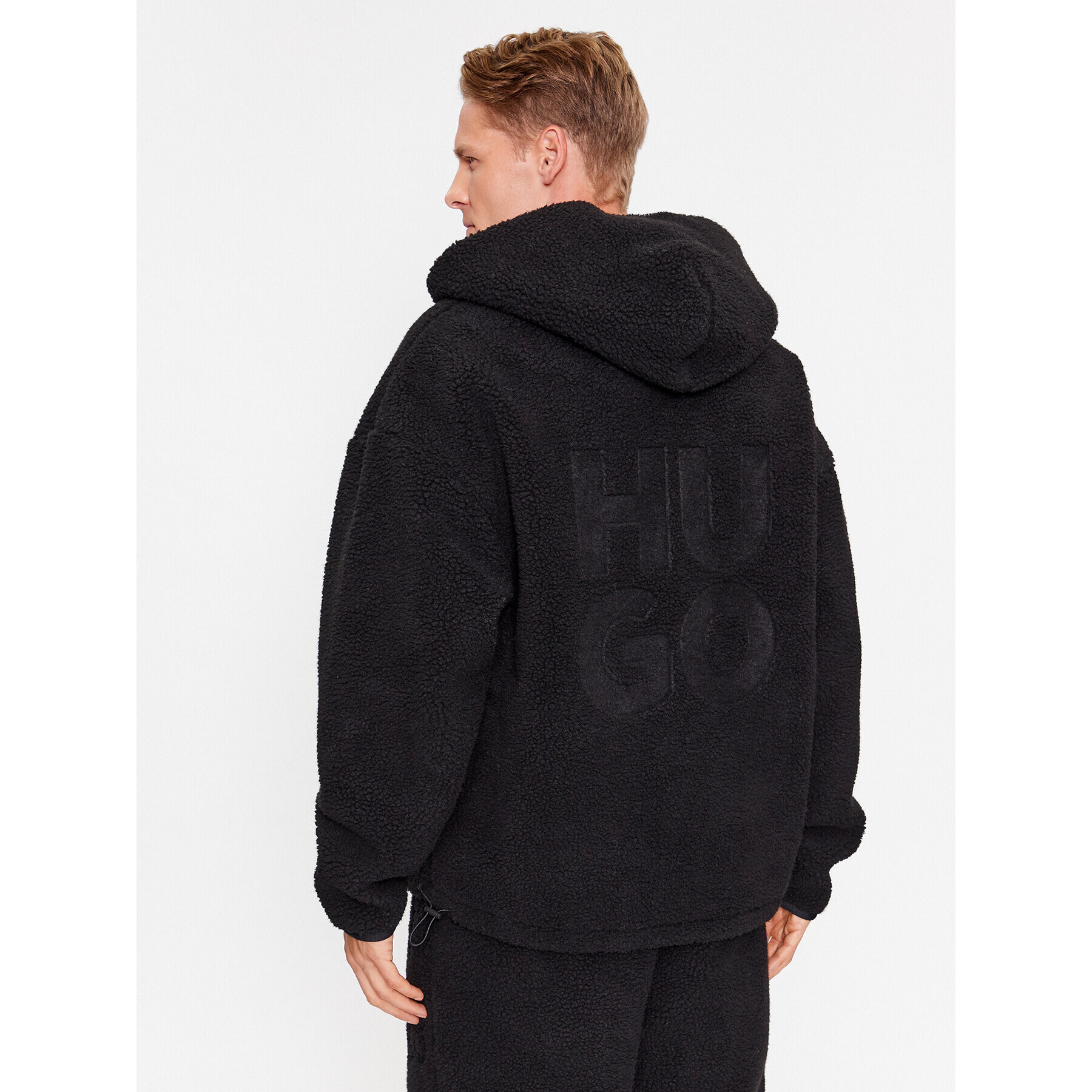 Hugo Суитшърт Dotato 50496412 Черен Oversize - Pepit.bg